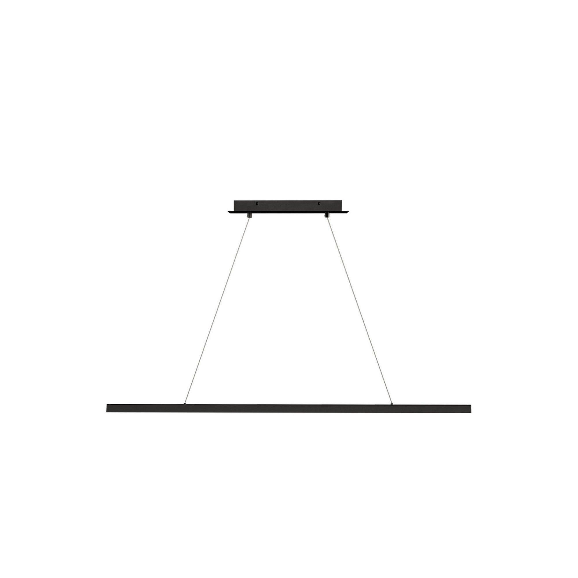 Dessau 48" LED Linear Suspension, Nightshade Black Finish - Bees Lighting