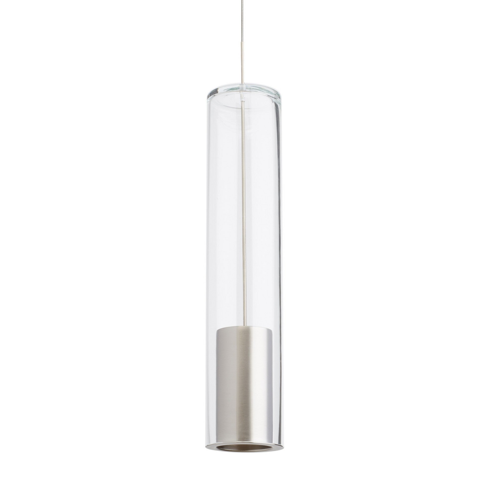 Captra Monorail LED Pendant, Satin Nickel Finish - Bees Lighting