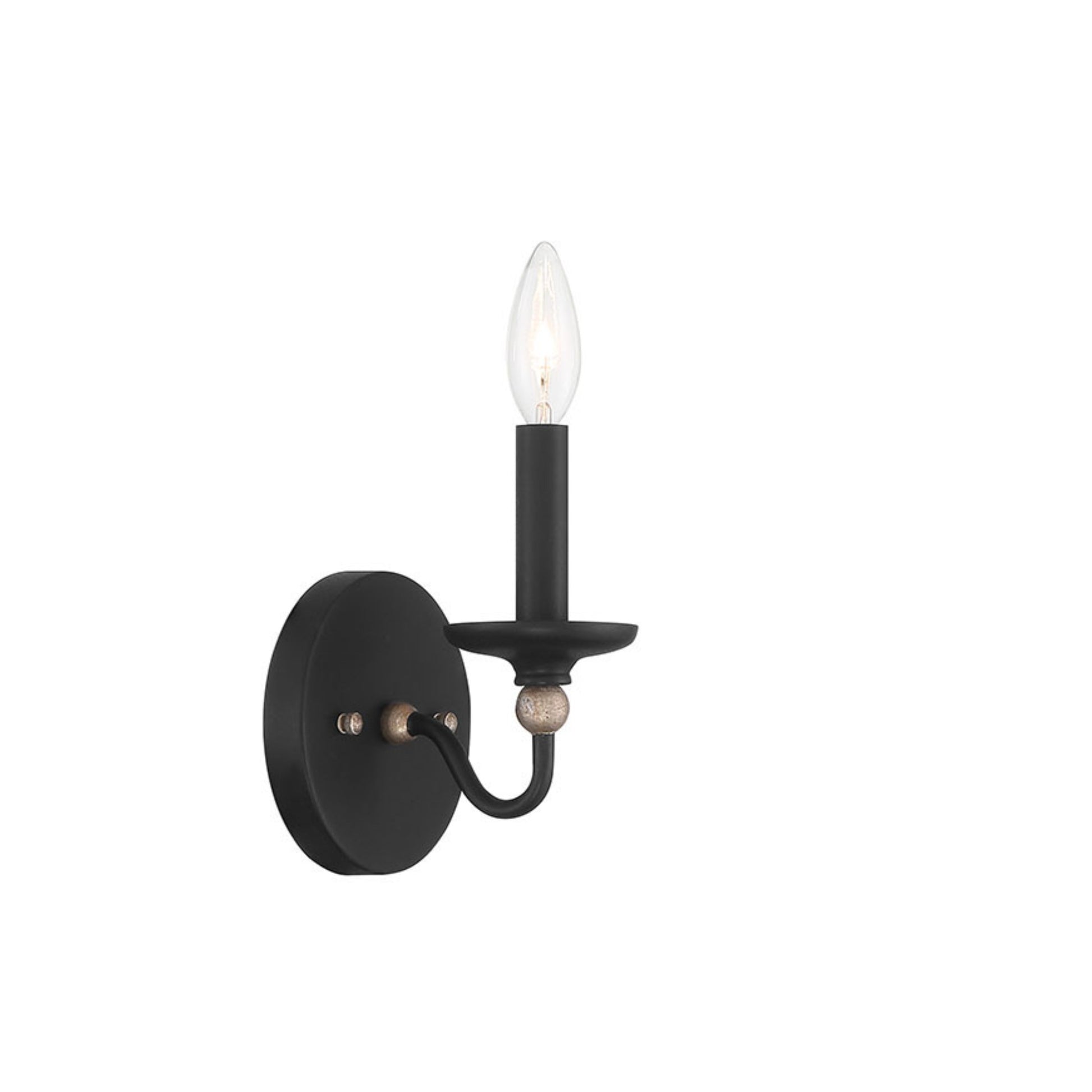 Westchester County 10" Wall Sconce, Sand Coal & Gold Finish - Bees Lighting