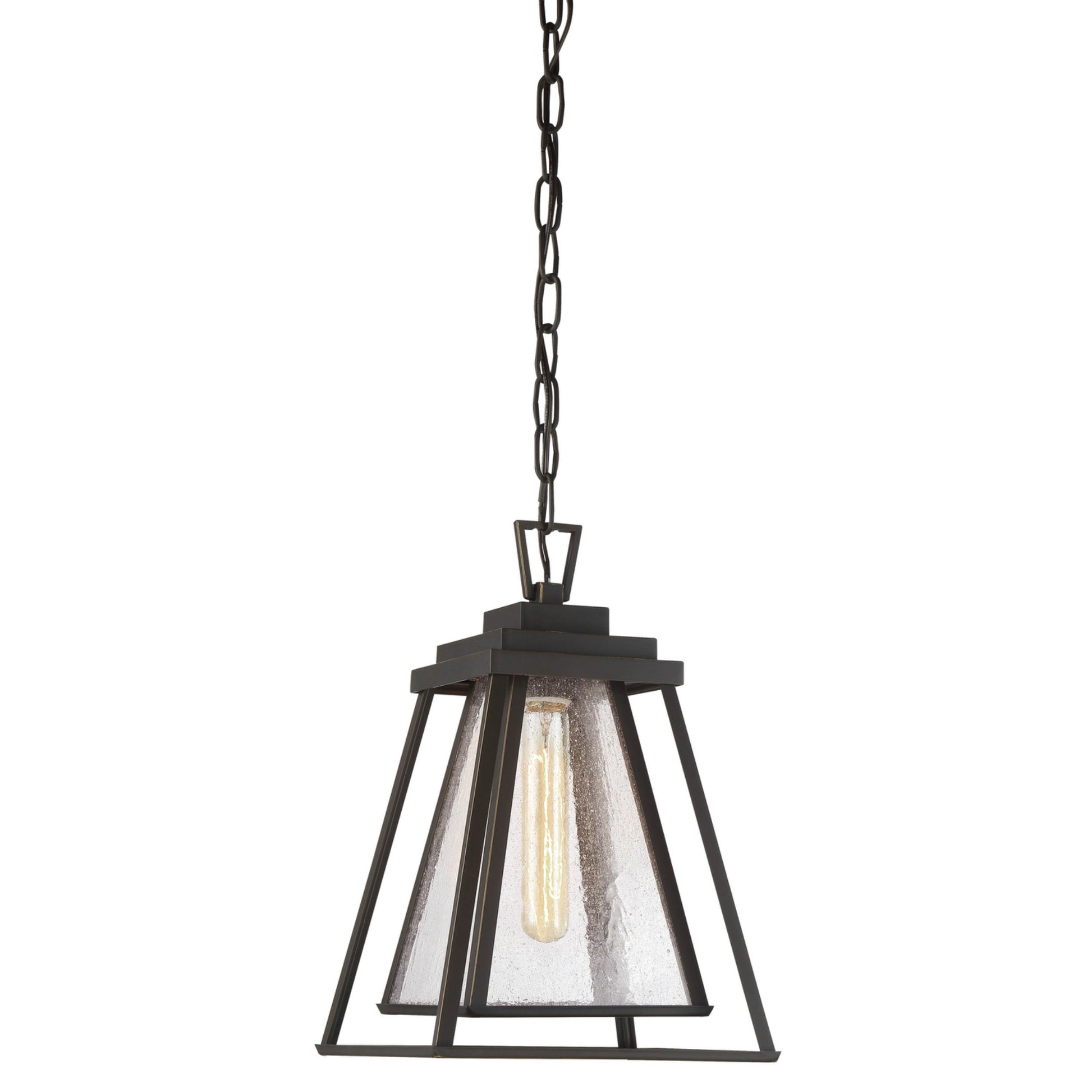 Sleepy Hollow 14" Outdoor Chain Hung Lantern, Dakota Bronze Finish - Bees Lighting