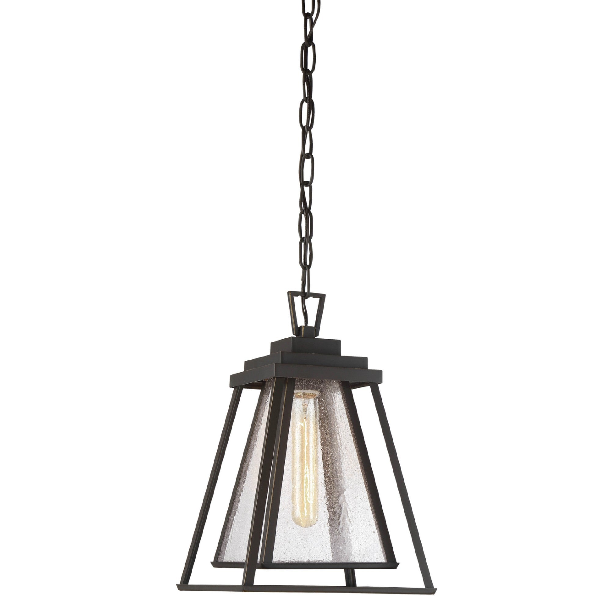 Sleepy Hollow 14" Outdoor Chain Hung Lantern, Dakota Bronze Finish - Bees Lighting