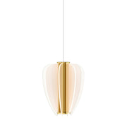 Nyra Monorail LED Pendant, Plated Brass Finish - Bees Lighting