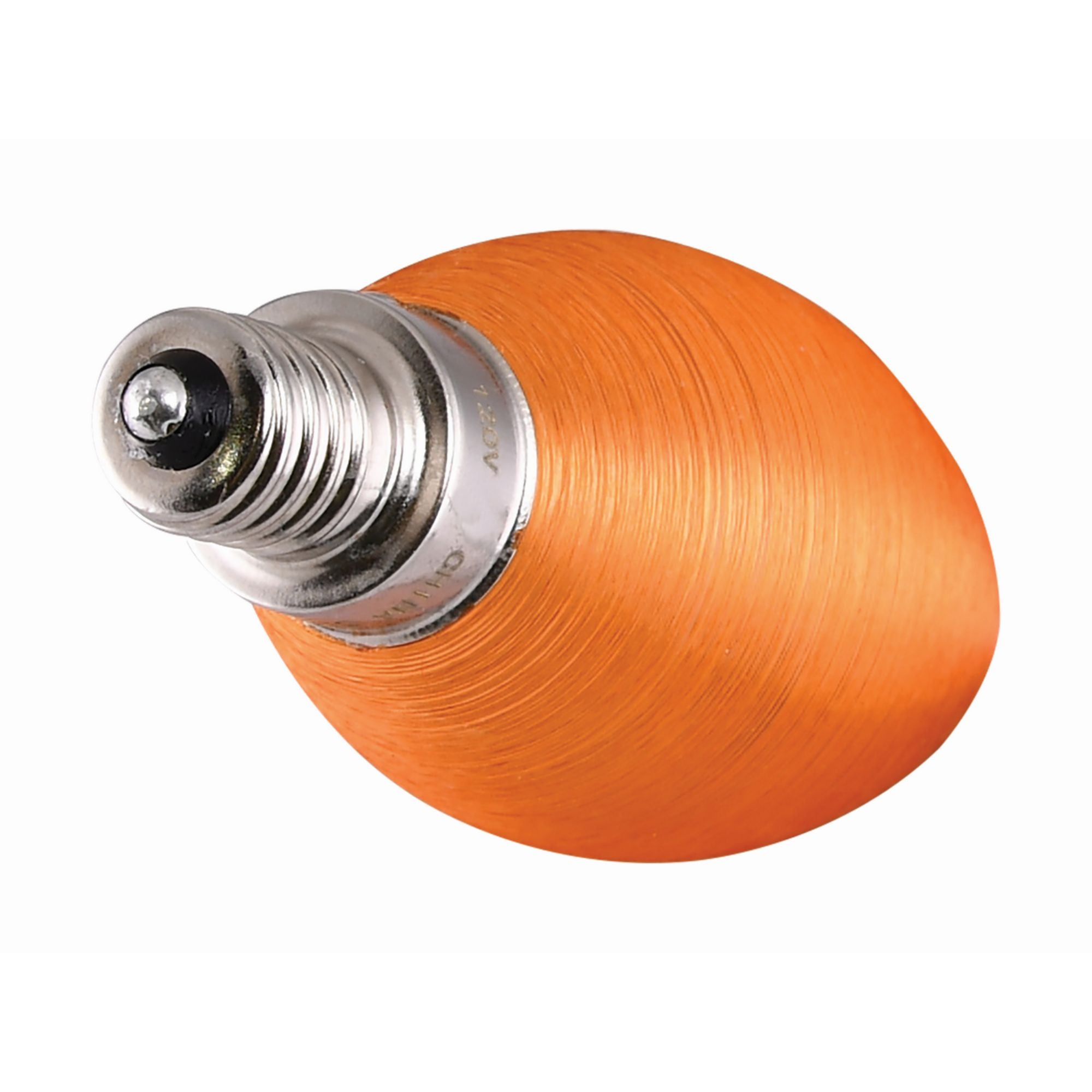 CA11 Filament LED Bulb, 4W, 200lm, 2100K, 40W Equal, E12 Candelabra Base, Satin Spun Amber