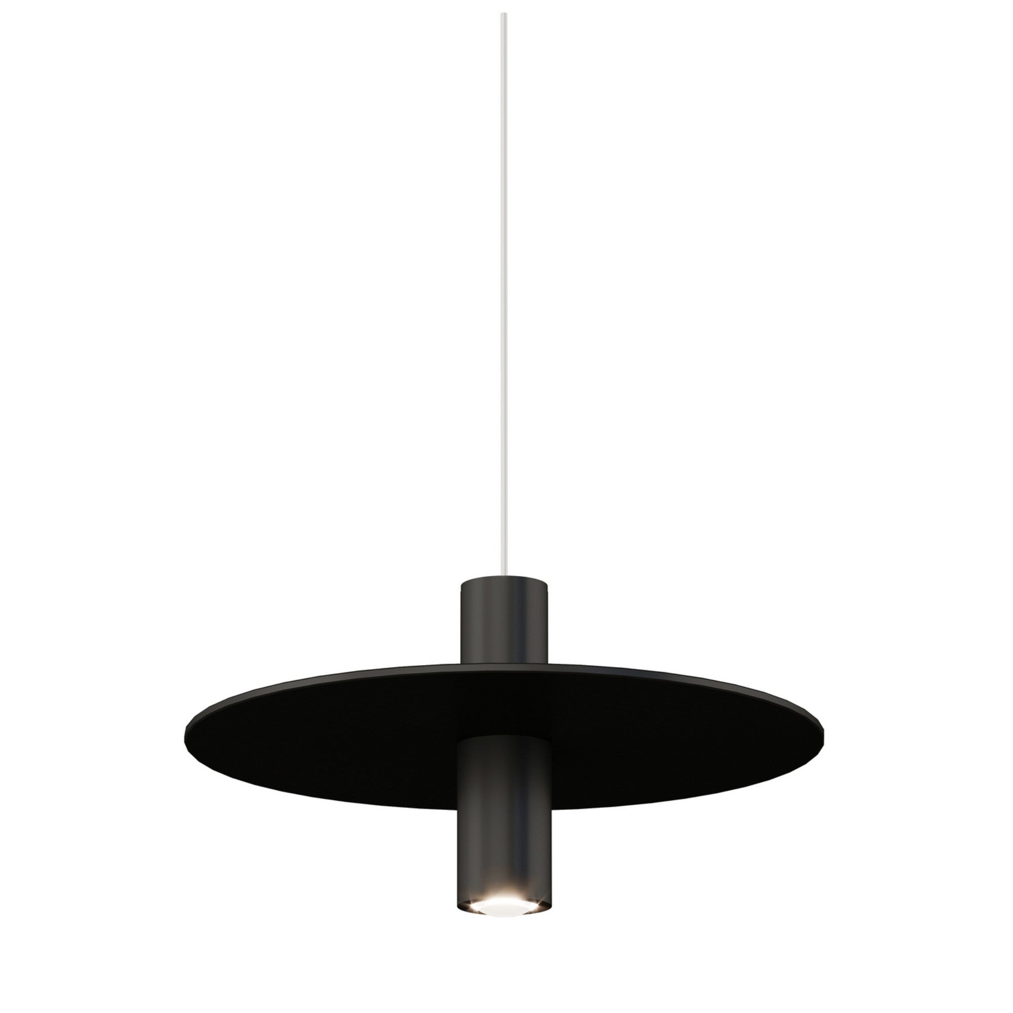 Ponte Monopoint LED Pendant, Nightshade Black Finish - Bees Lighting