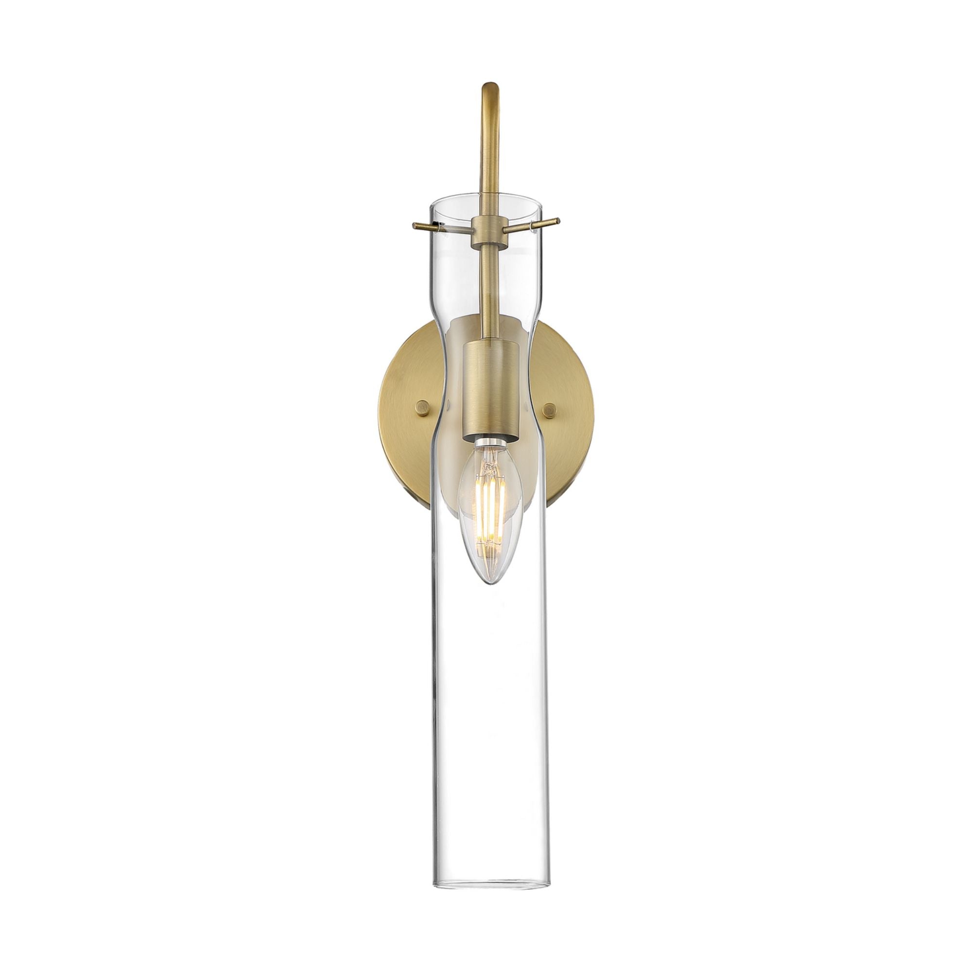Spyglass 16" Wall Sconce, Vintage Brass Finish - Bees Lighting