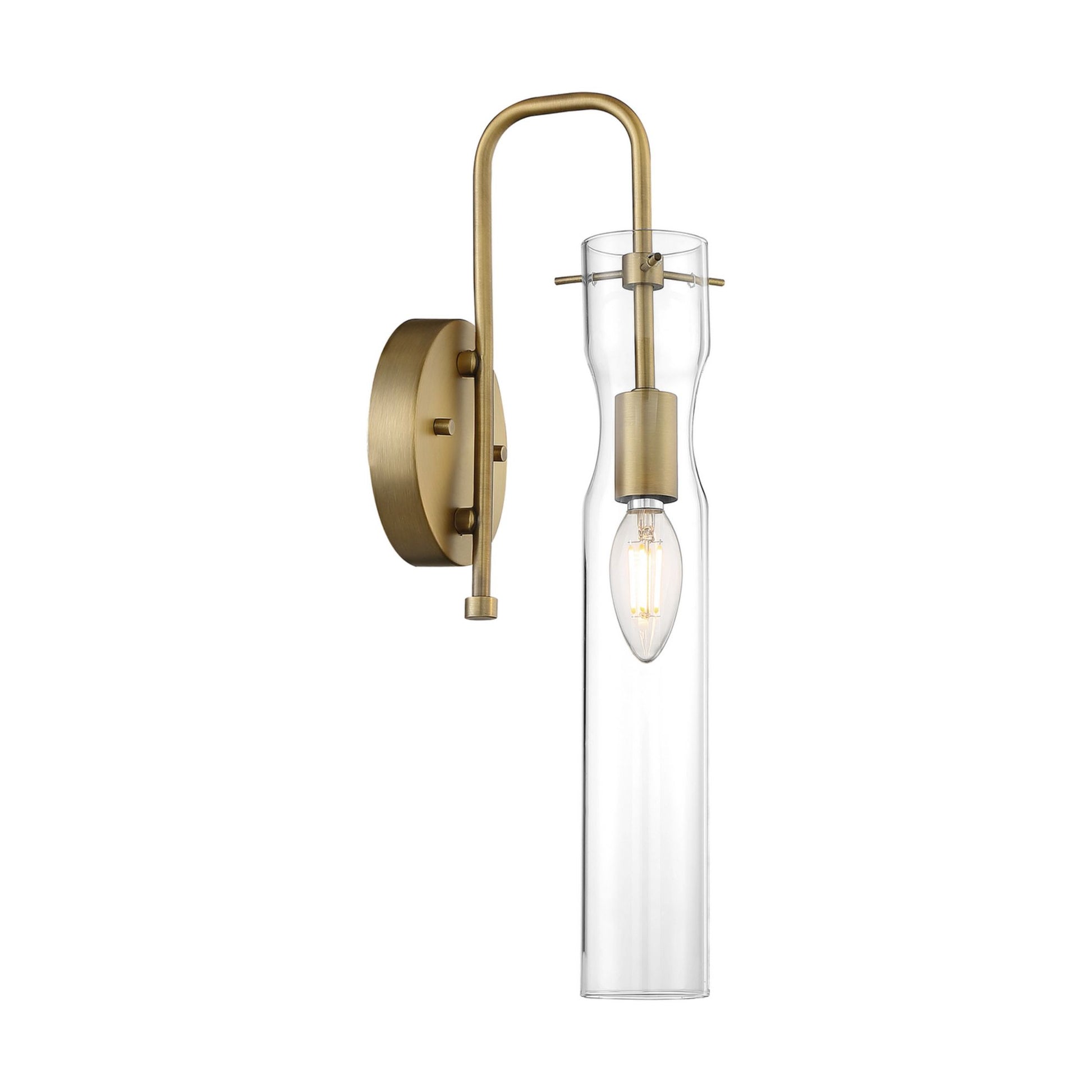 Spyglass 16" Wall Sconce, Vintage Brass Finish - Bees Lighting