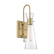 Bahari 5" Wall Sconce, Vintage Brass Finish - Bees Lighting