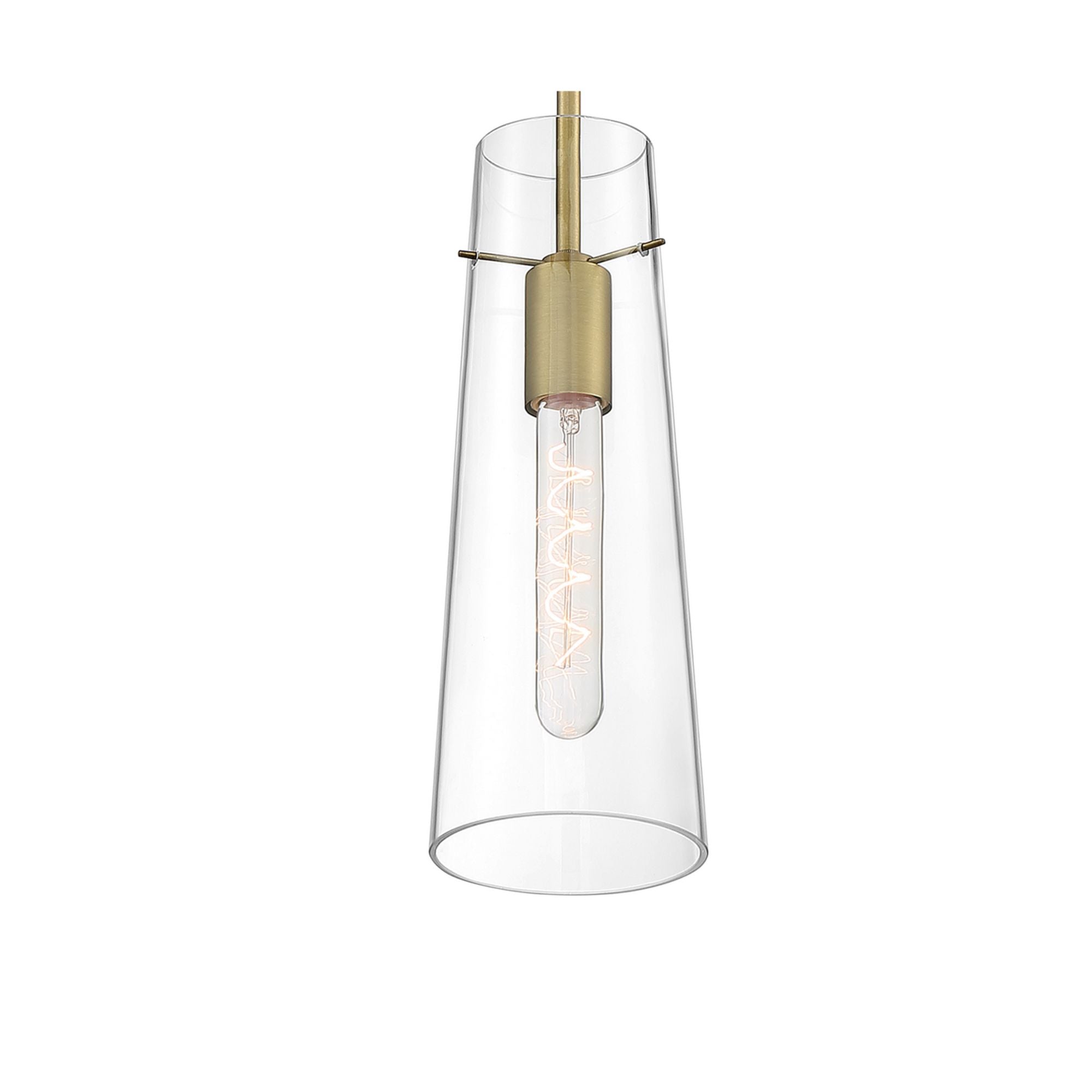 Alondra 4" Mini Pendant, Vintage Brass Finish - Bees Lighting
