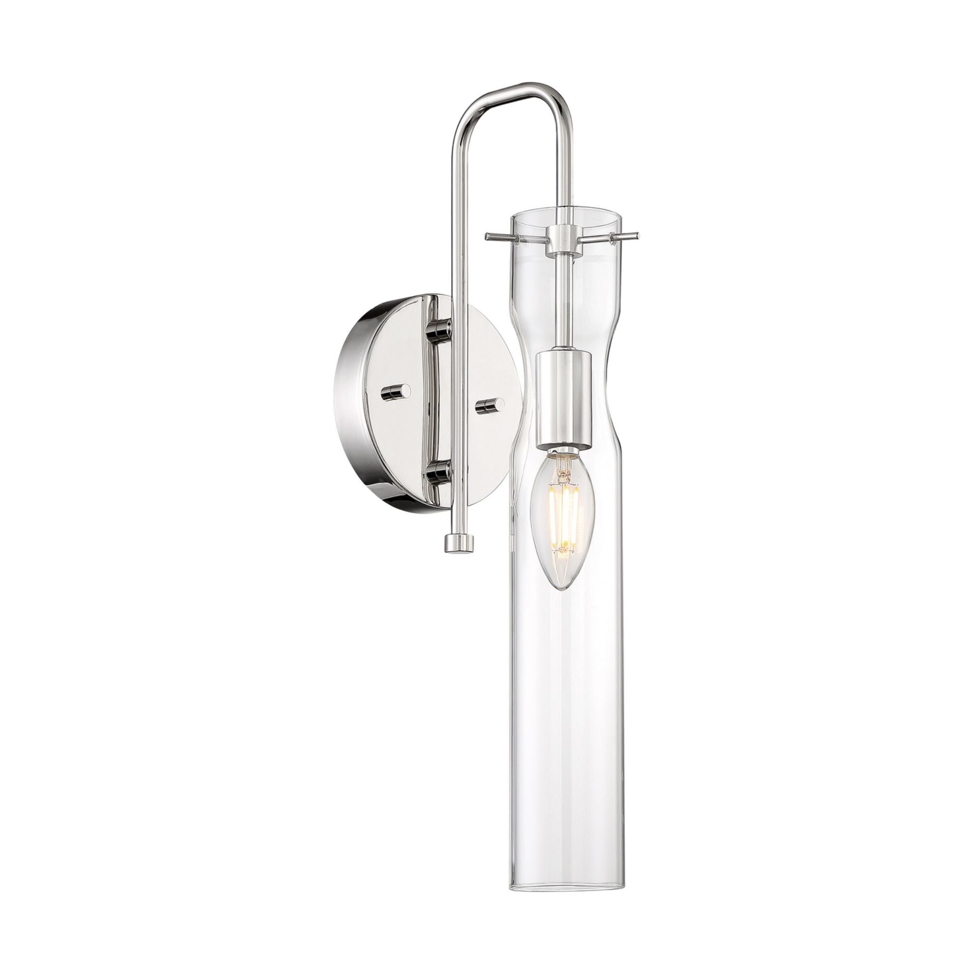 Spyglass 16" Wall Sconce, Polished Nickel Finish - Bees Lighting