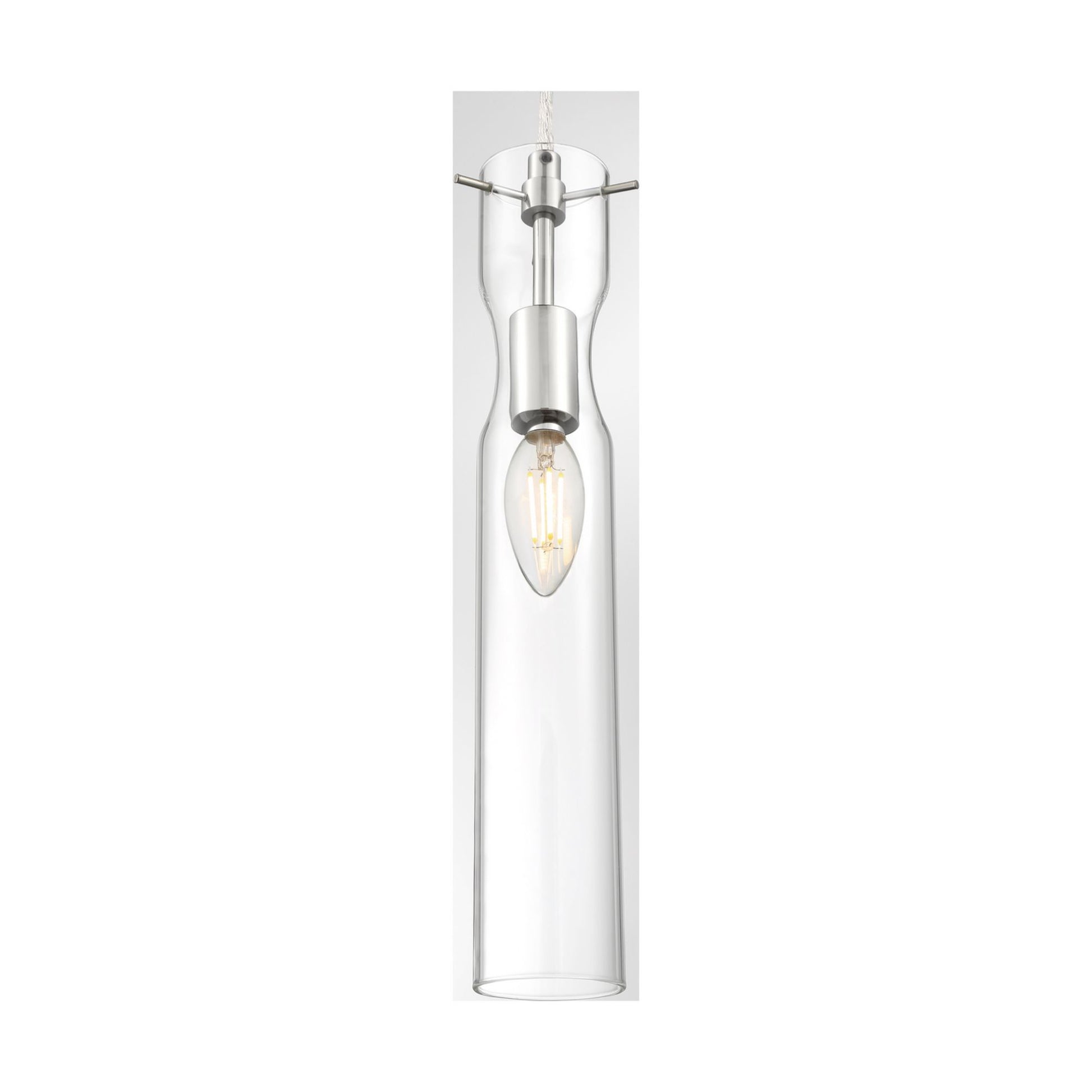 Spyglass 5" Mini Pendant, Polished Nickel Finish - Bees Lighting