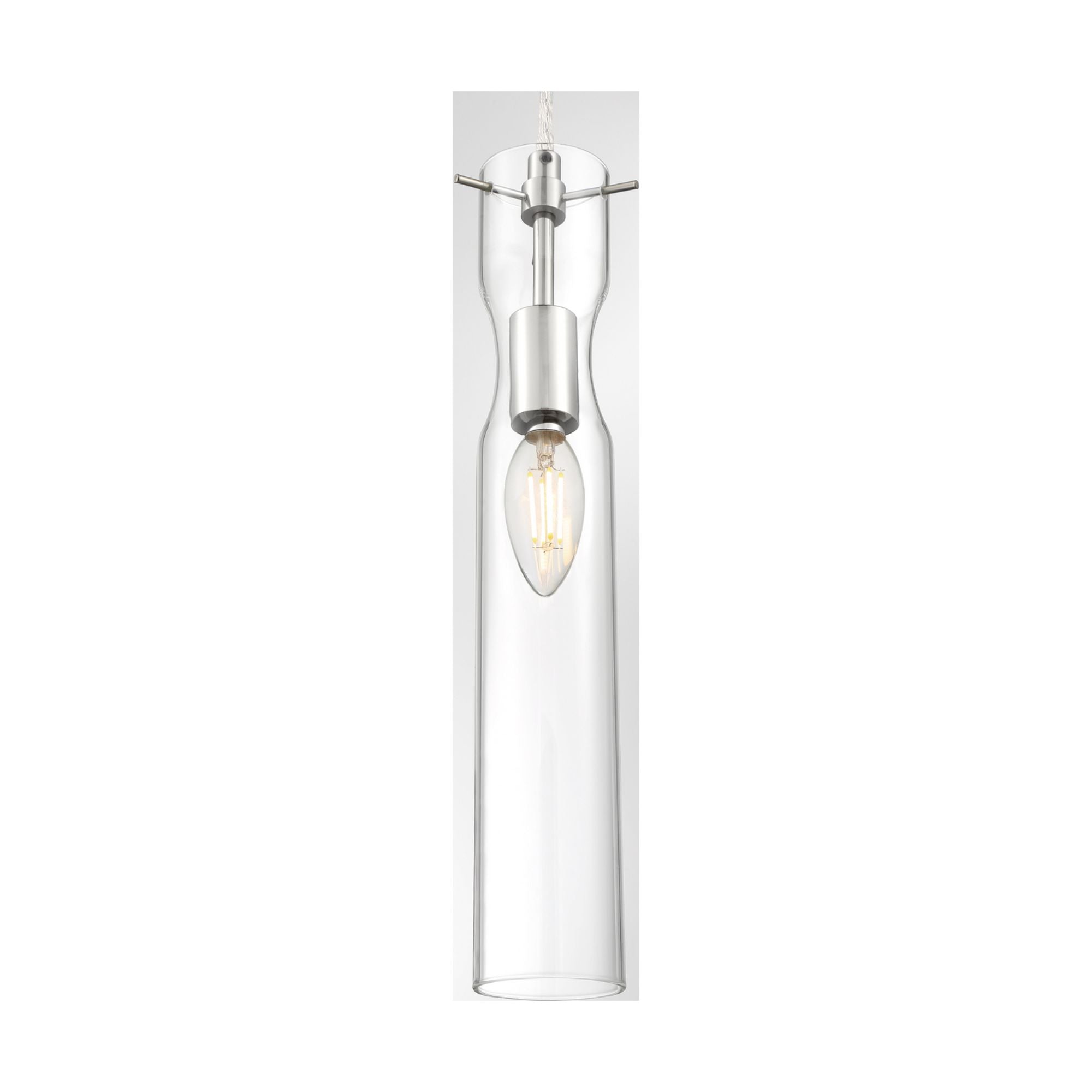 Spyglass 5" Mini Pendant, Polished Nickel Finish - Bees Lighting