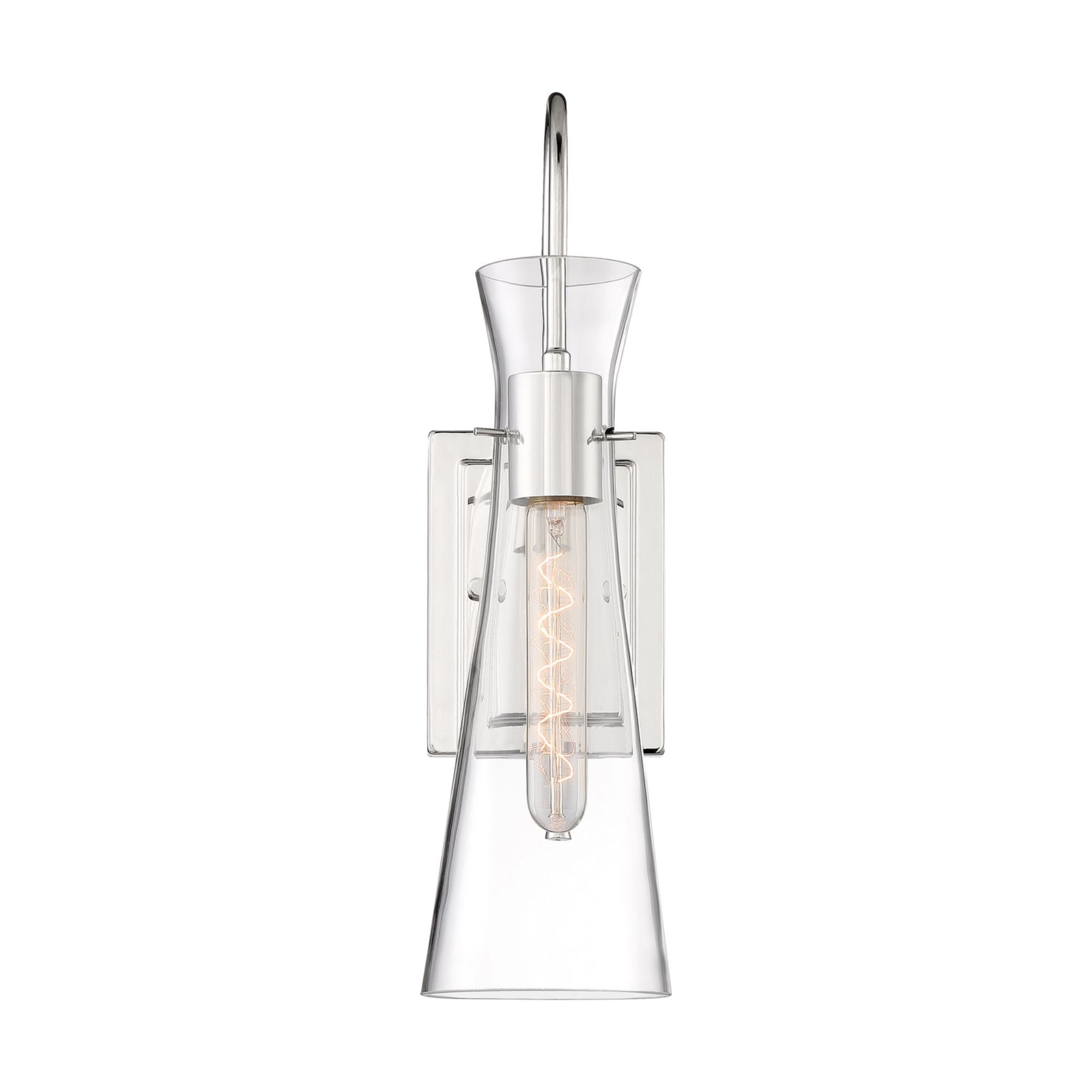 Bahari 5" Wall Sconce, Polished Nickel Finish - Bees Lighting