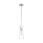 Bahari 4" Mini Pendant, Polished Nickel Finish - Bees Lighting