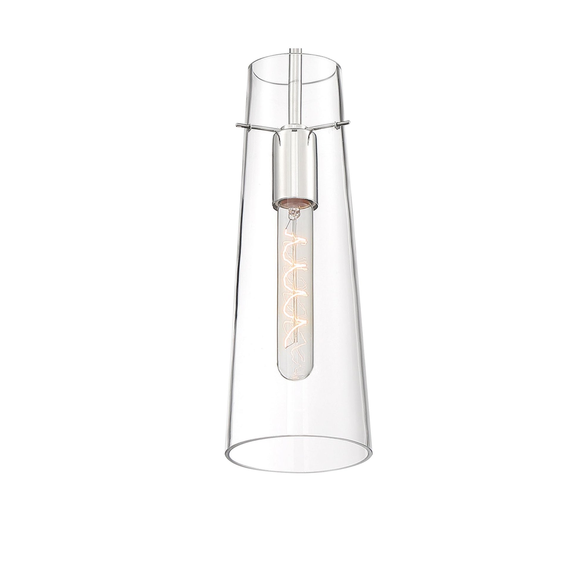 Alondra 4" Mini Pendant, Polished Nickel Finish - Bees Lighting
