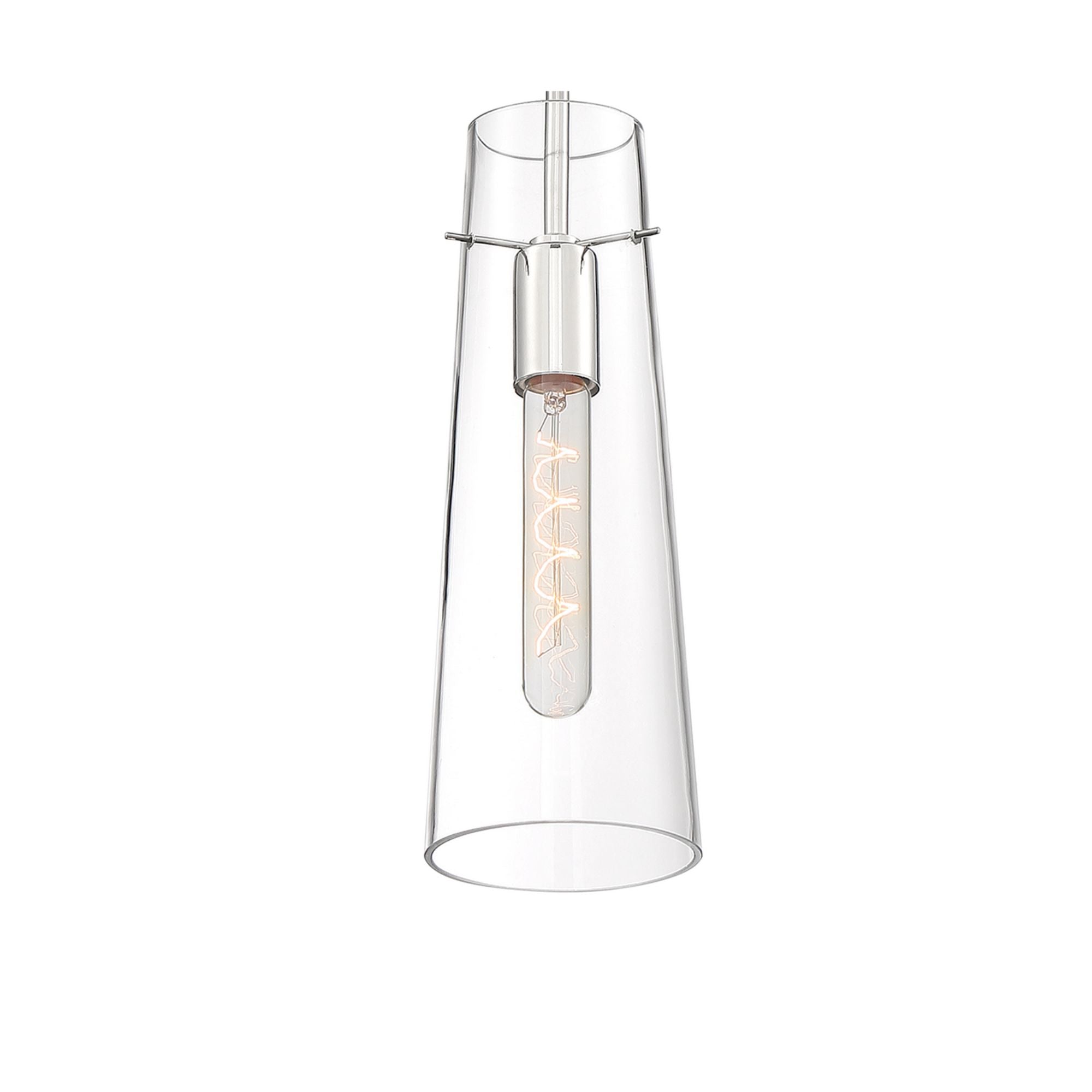 Alondra 4" Mini Pendant, Polished Nickel Finish - Bees Lighting
