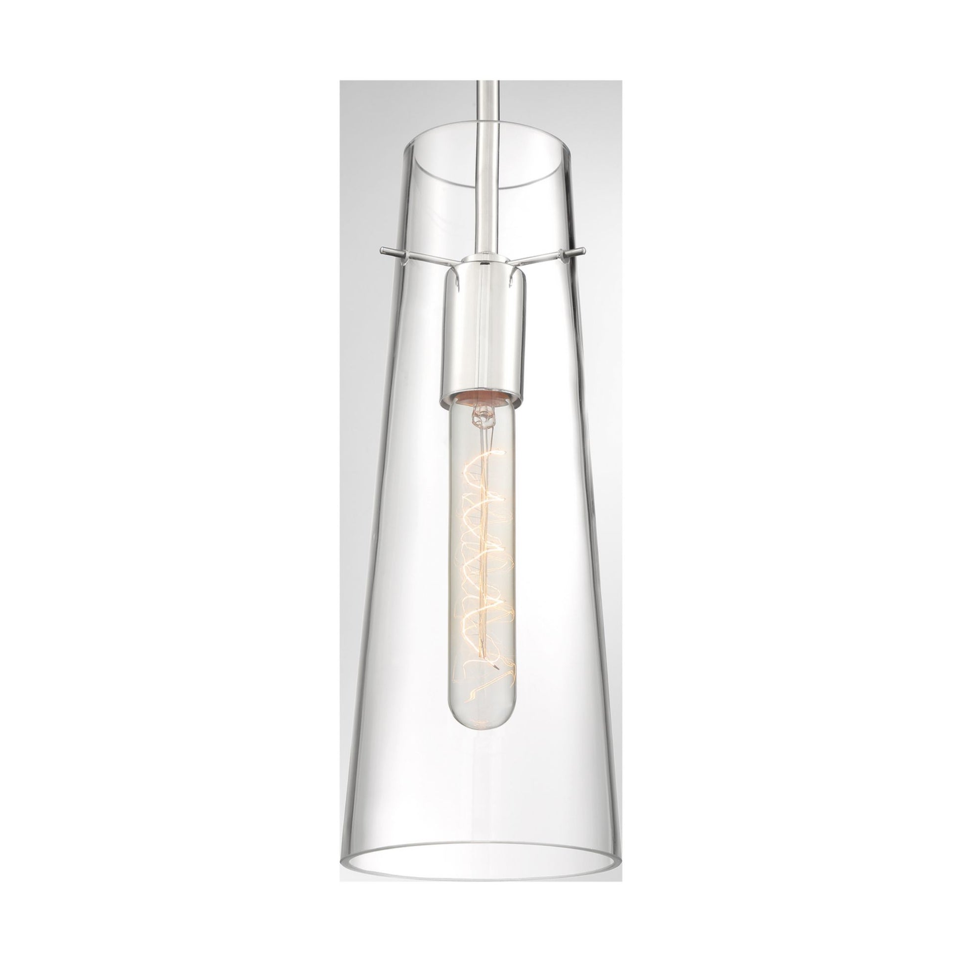 Alondra 4" Mini Pendant, Polished Nickel Finish - Bees Lighting