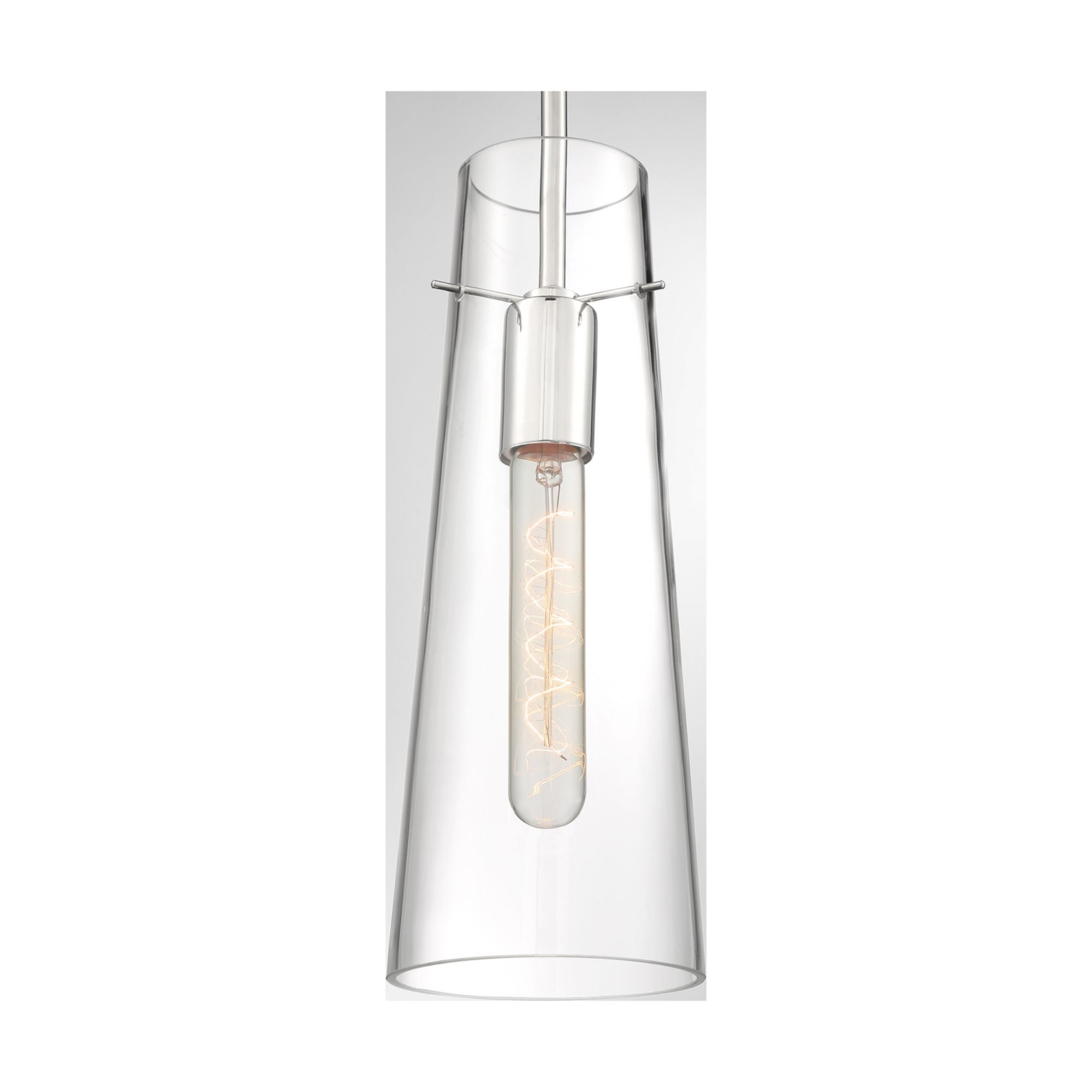 Alondra 4" Mini Pendant, Polished Nickel Finish - Bees Lighting