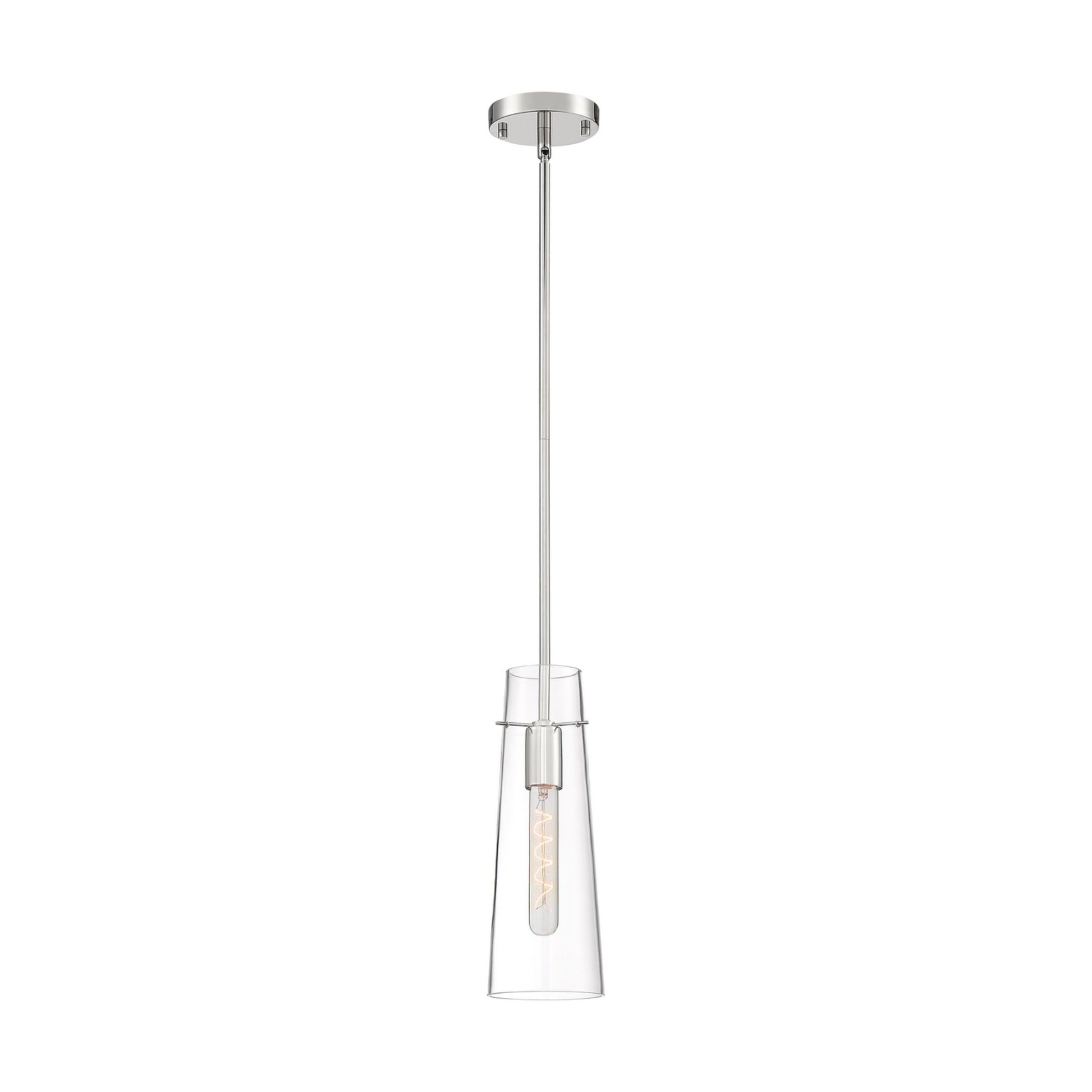 Alondra 4" Mini Pendant, Polished Nickel Finish - Bees Lighting