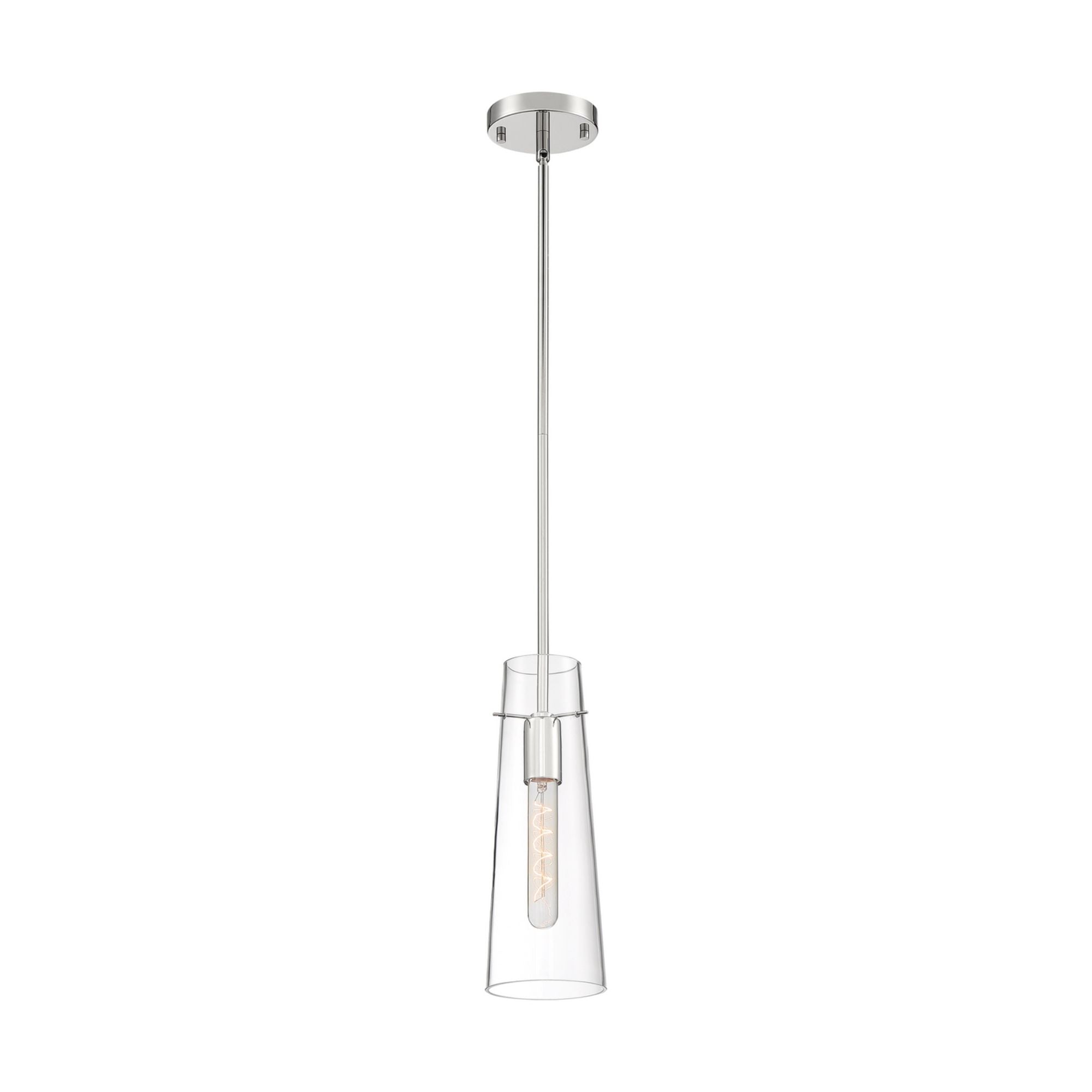 Alondra 4" Mini Pendant, Polished Nickel Finish - Bees Lighting