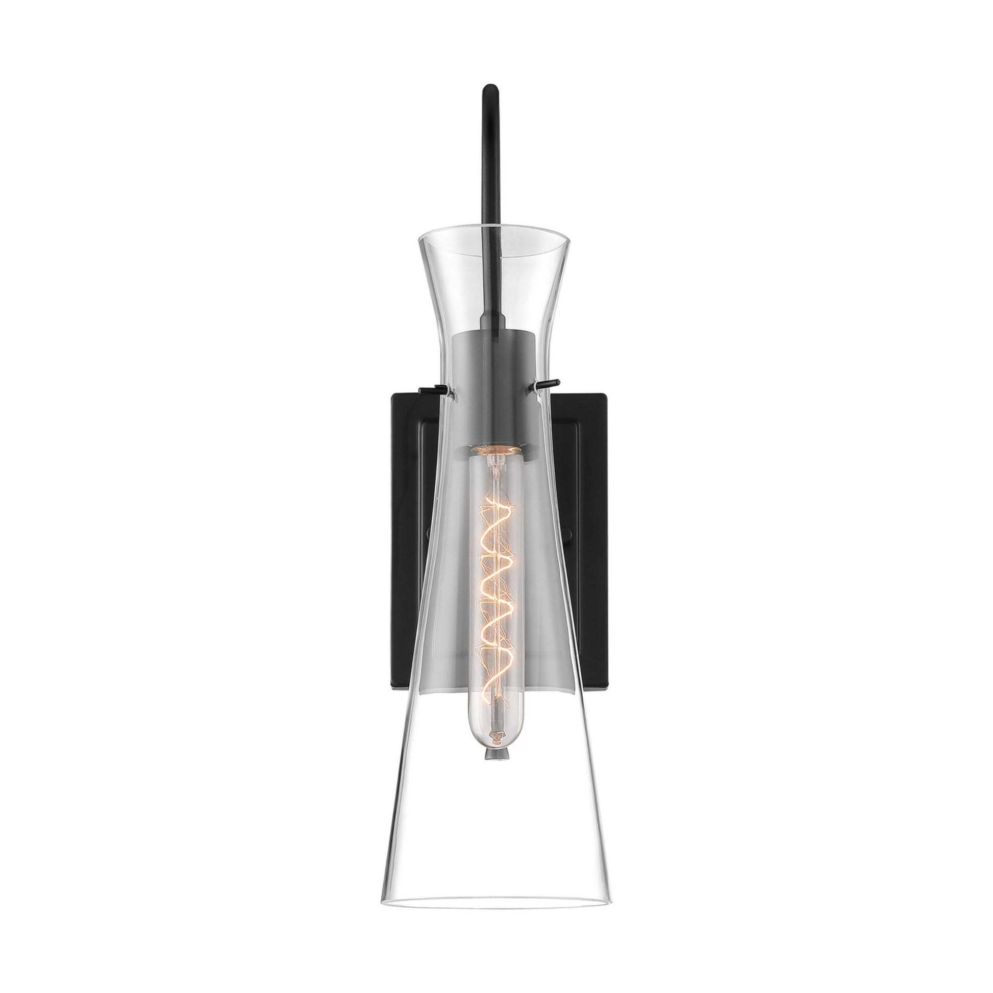 Bahari 5" Wall Sconce, Black Finish - Bees Lighting
