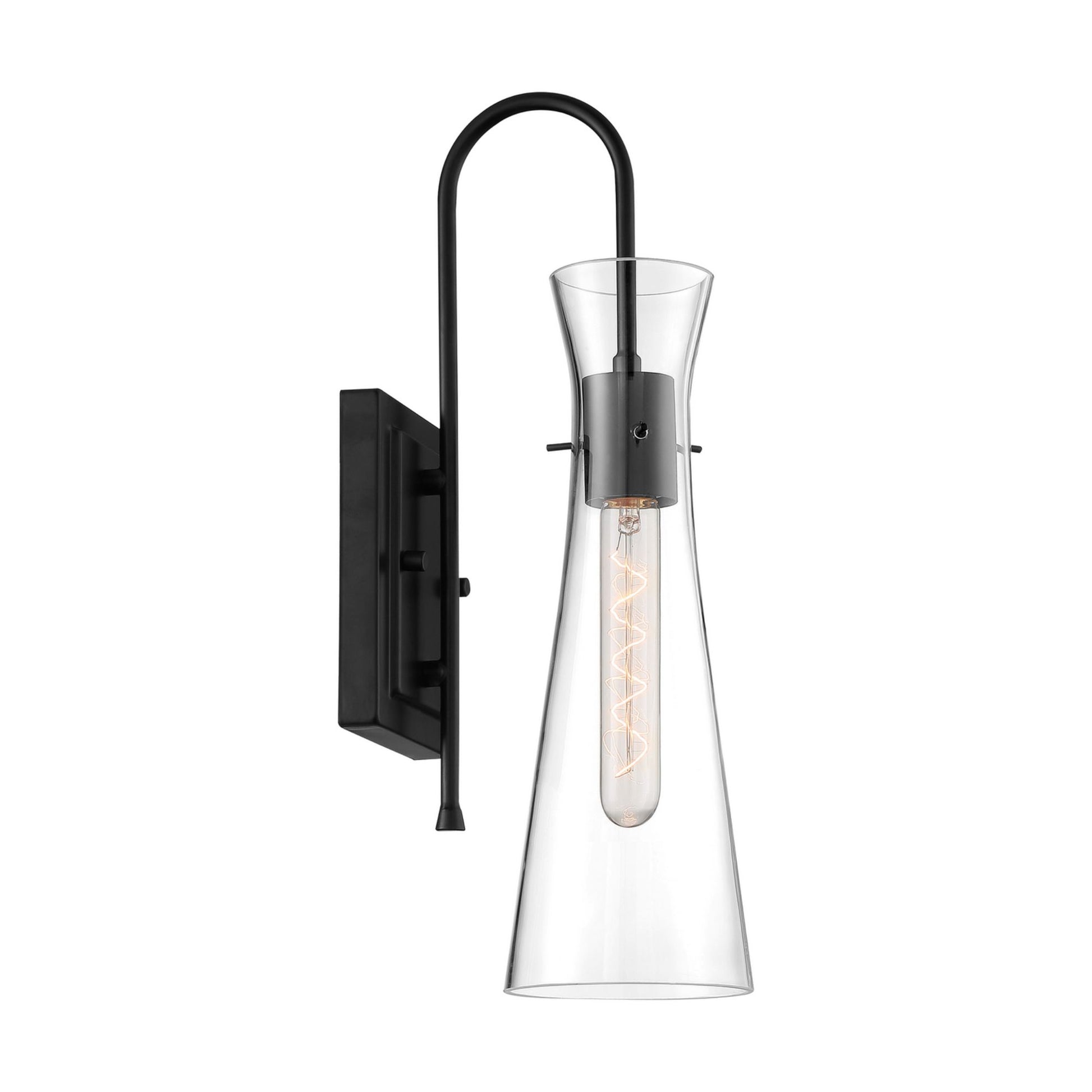 Bahari 5" Wall Sconce, Black Finish - Bees Lighting