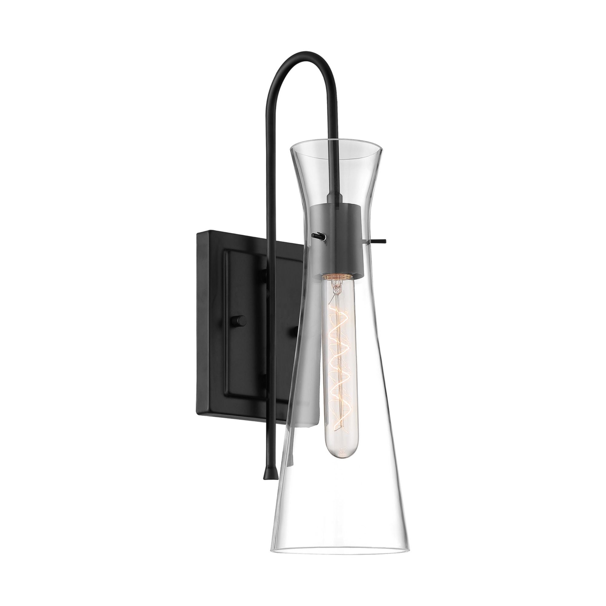 Bahari 5" Wall Sconce, Black Finish - Bees Lighting