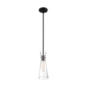 Bahari 4" Mini Pendant, Black Finish - Bees Lighting