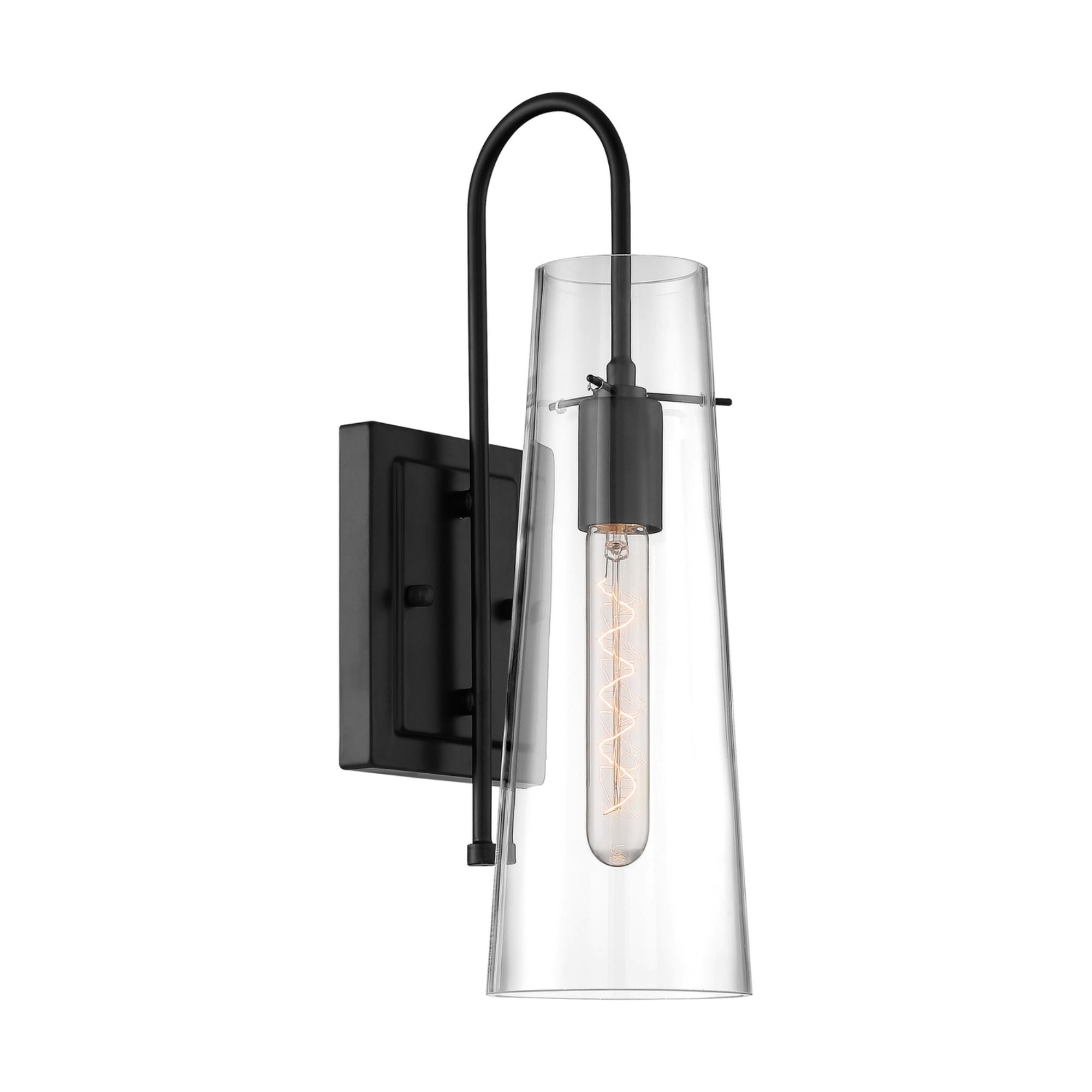 Alondra 17" Wall Sconce, Black Finish - Bees Lighting