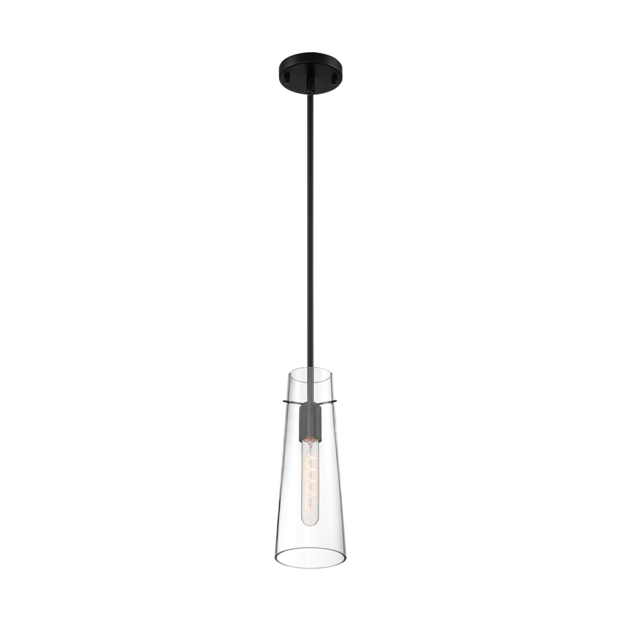 Alondra 4" Mini Pendant, Black Finish - Bees Lighting
