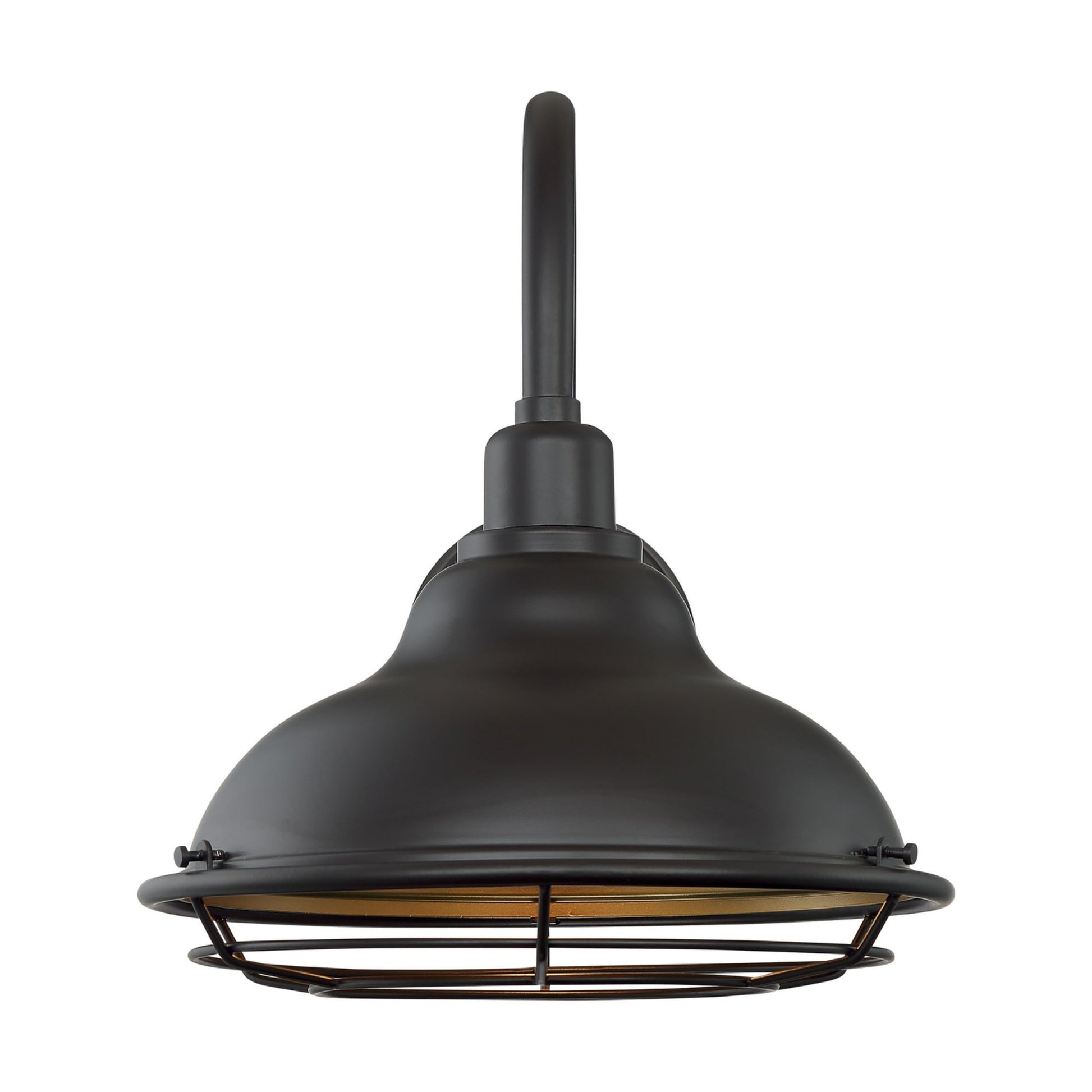 Newbridge 14" Outdoor Wall Mount, Dark Bronze / Gold Finish - Bees Lighting