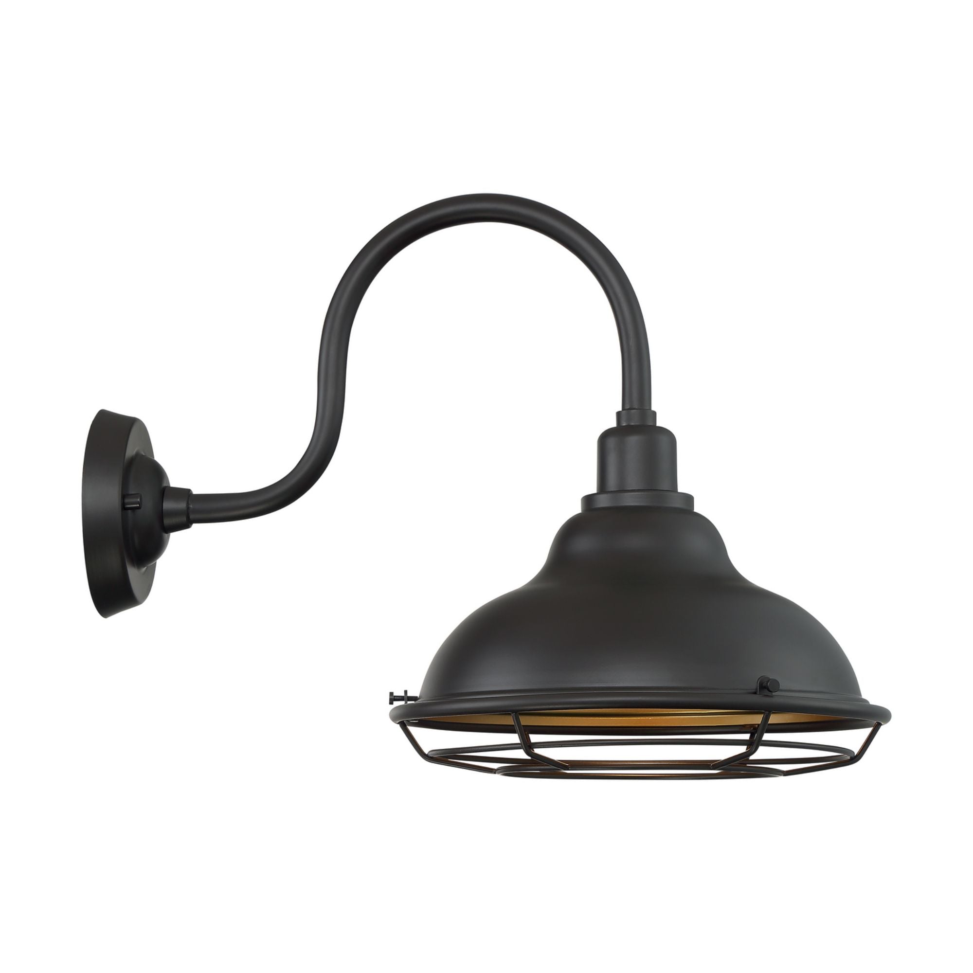 Newbridge 14" Outdoor Wall Mount, Dark Bronze / Gold Finish - Bees Lighting