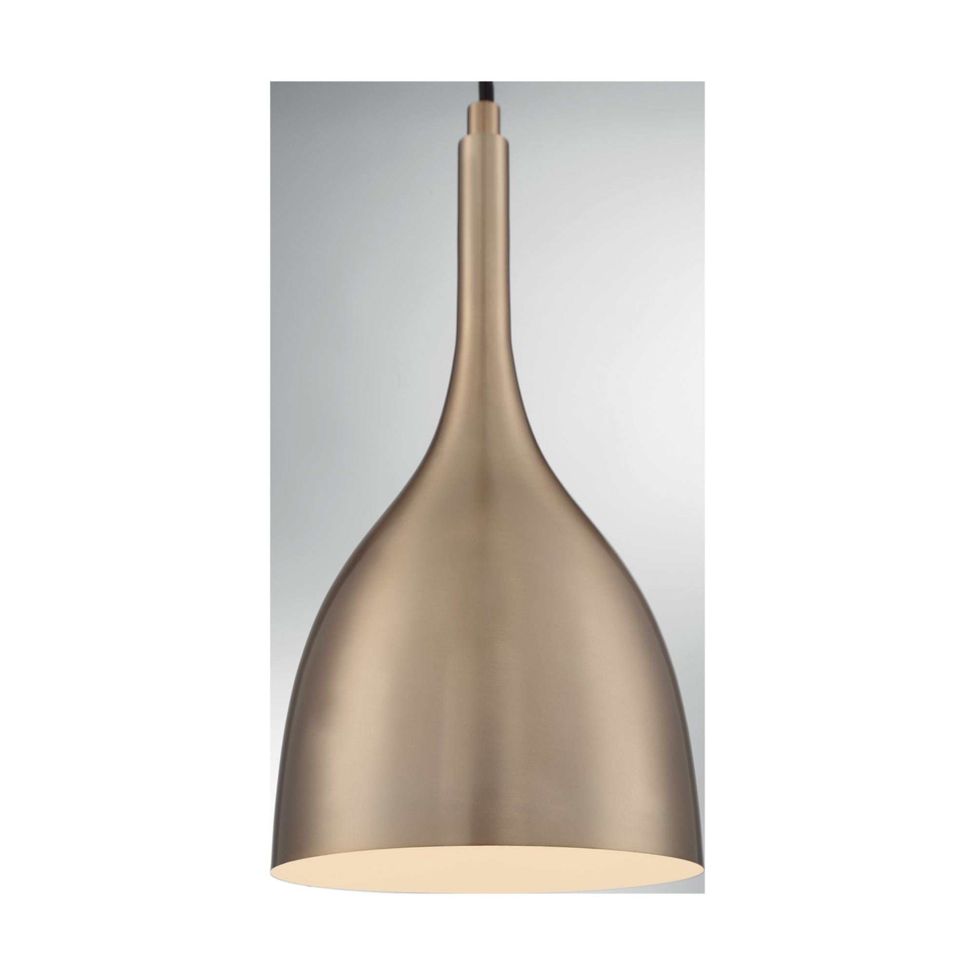 Bellcap 13" Pendant, Burnished Brass Finish - Bees Lighting