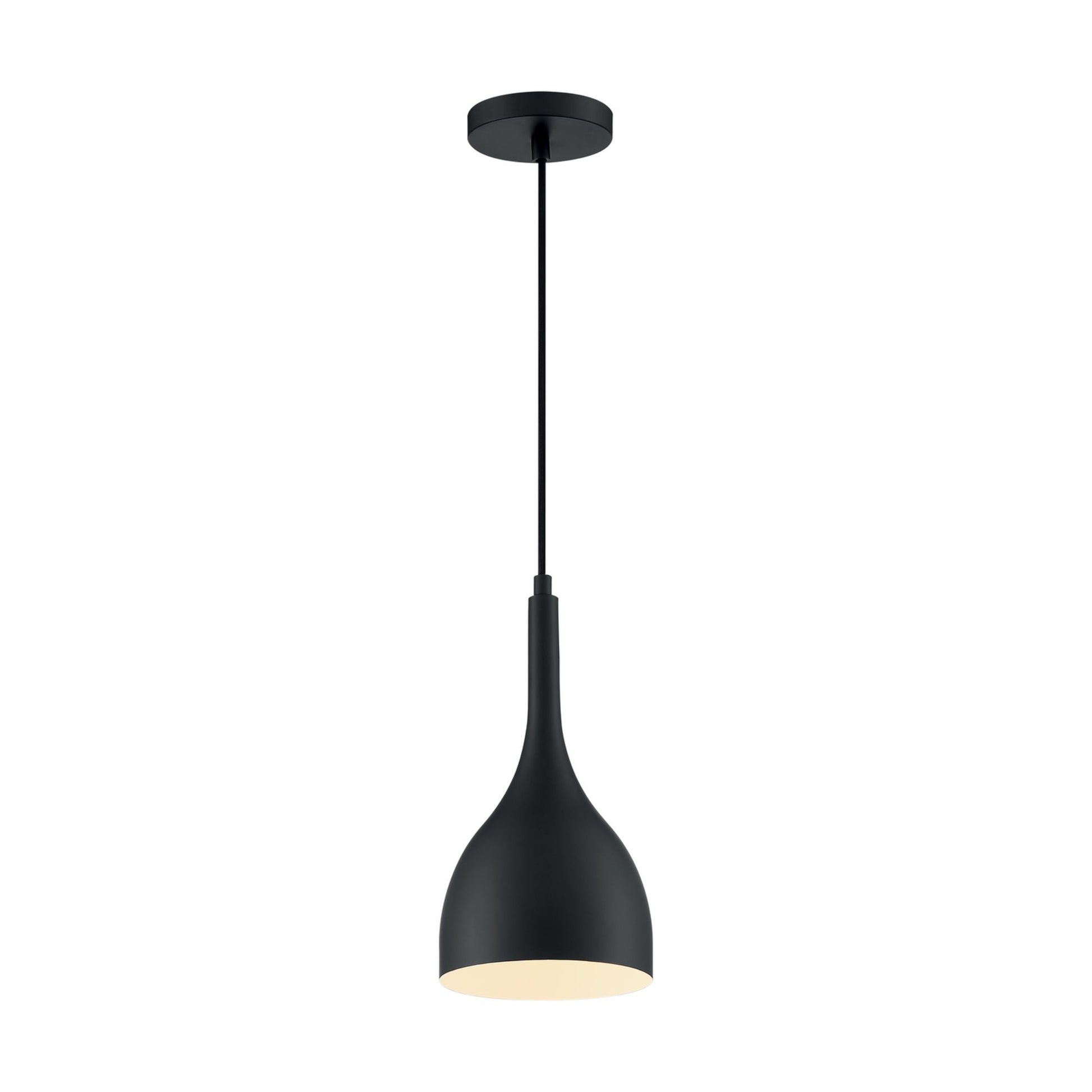 Bellcap 13" Pendant, Matte Black Finish - Bees Lighting