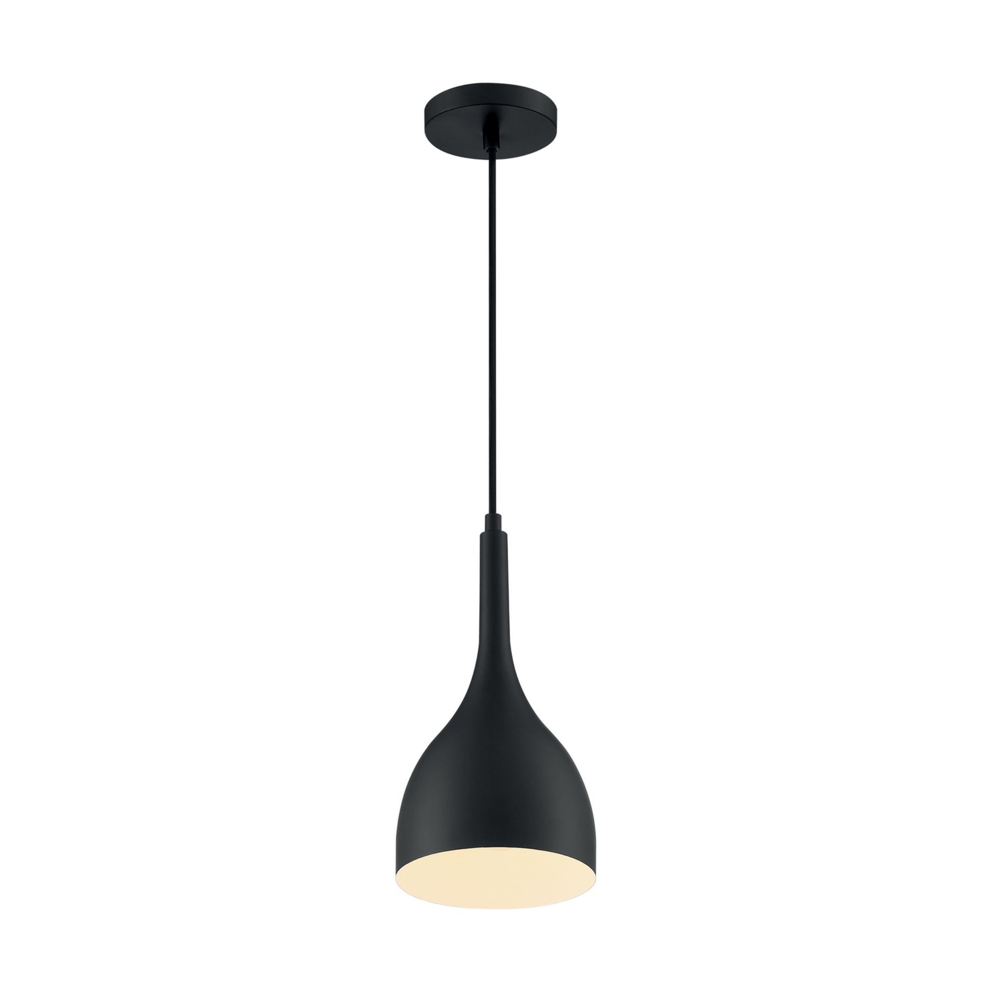 Bellcap 13" Pendant, Matte Black Finish - Bees Lighting