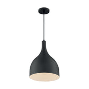 Bellcap 16" Pendant, Matte Black Finish - Bees Lighting