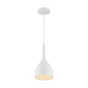 Bellcap 13" Pendant, Matte White Finish - Bees Lighting