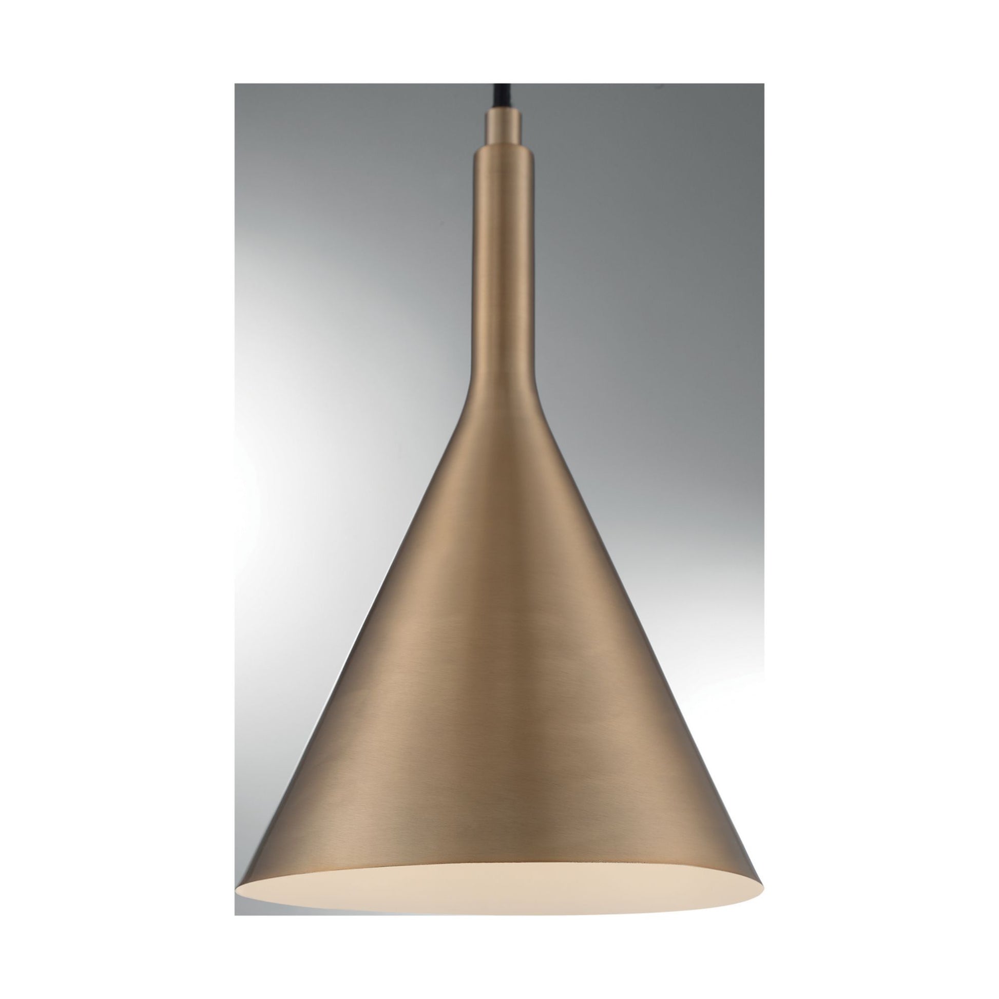 Lightcap 8" Pendant, Brass Finish - Bees Lighting
