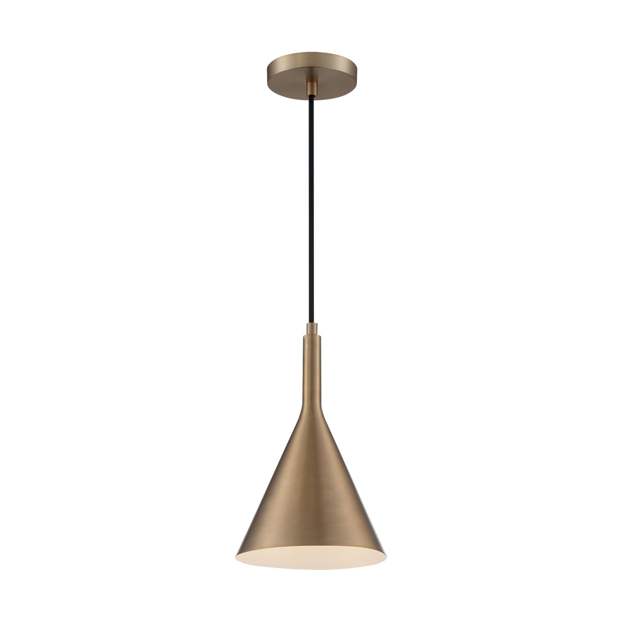 Lightcap 8" Pendant, Brass Finish - Bees Lighting