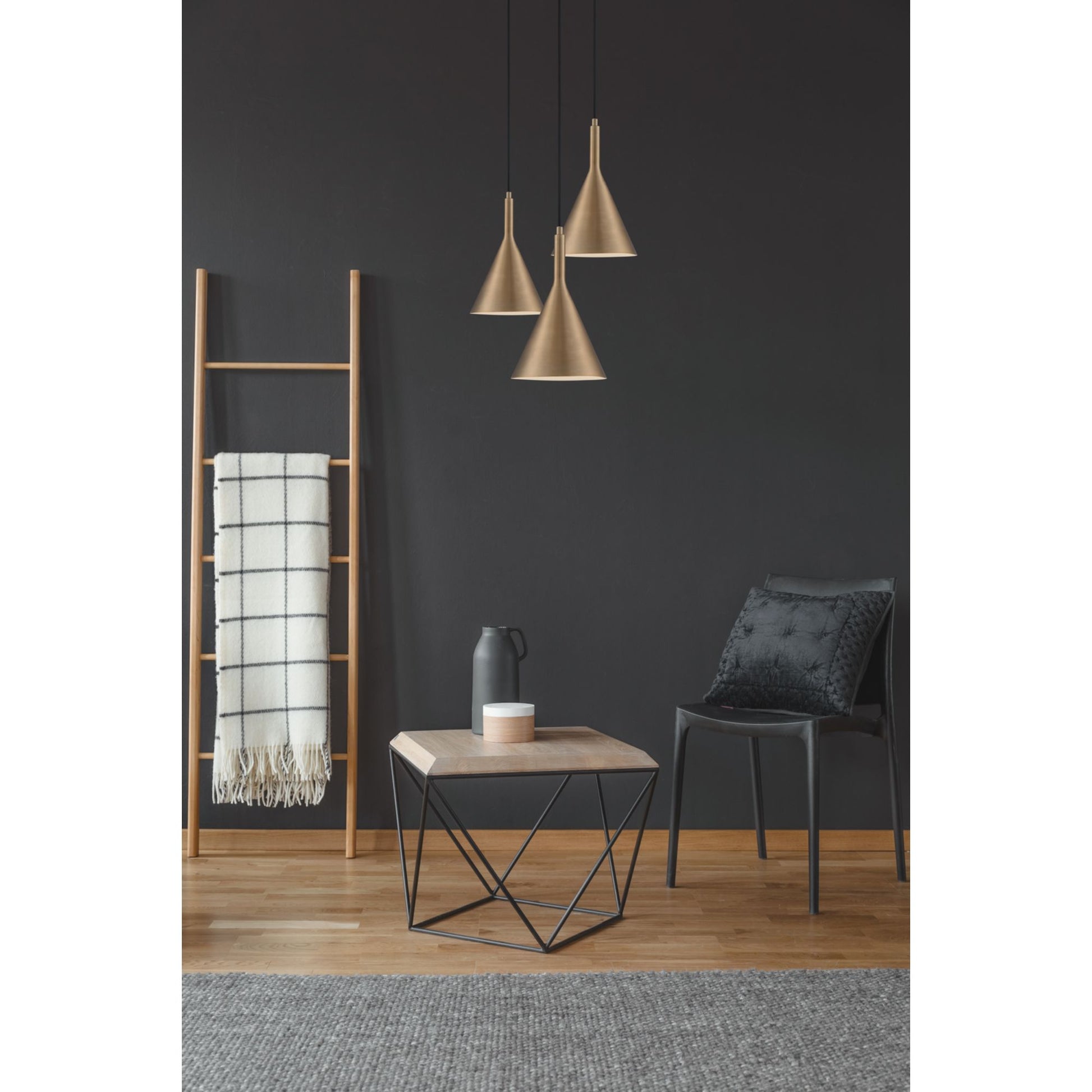Lightcap 8" Pendant, Brass Finish - Bees Lighting