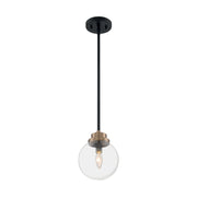 Axis 8 in. Pendant Light, Clear Glass - Bees Lighting
