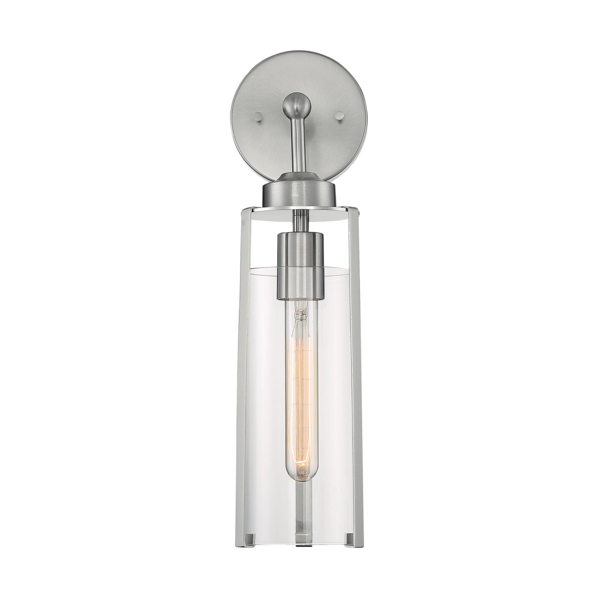 Marina 17" Armed Sconce, Nickel Finish - Bees Lighting