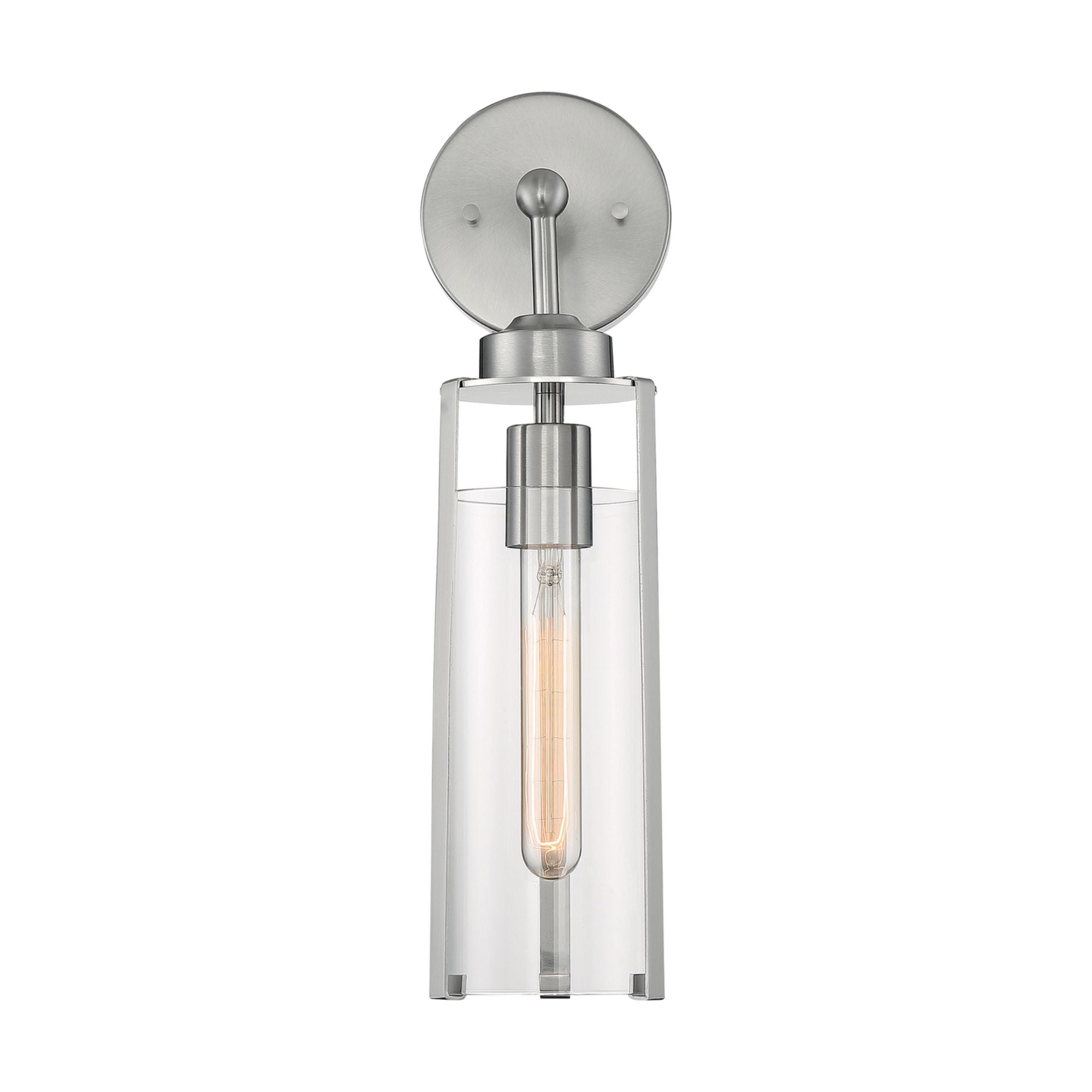 Marina 17" Armed Sconce, Nickel Finish - Bees Lighting