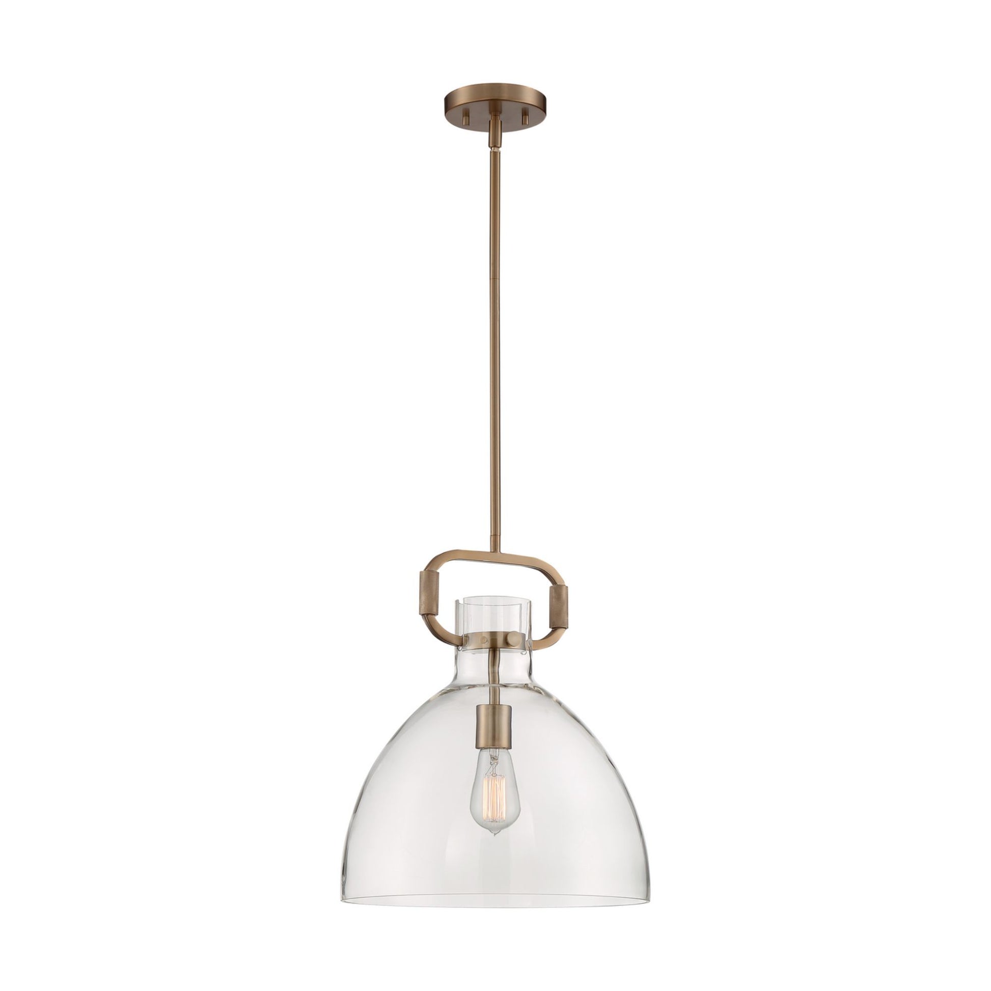 Teresa 17" Pendant, Burnished Brass Finish - Bees Lighting