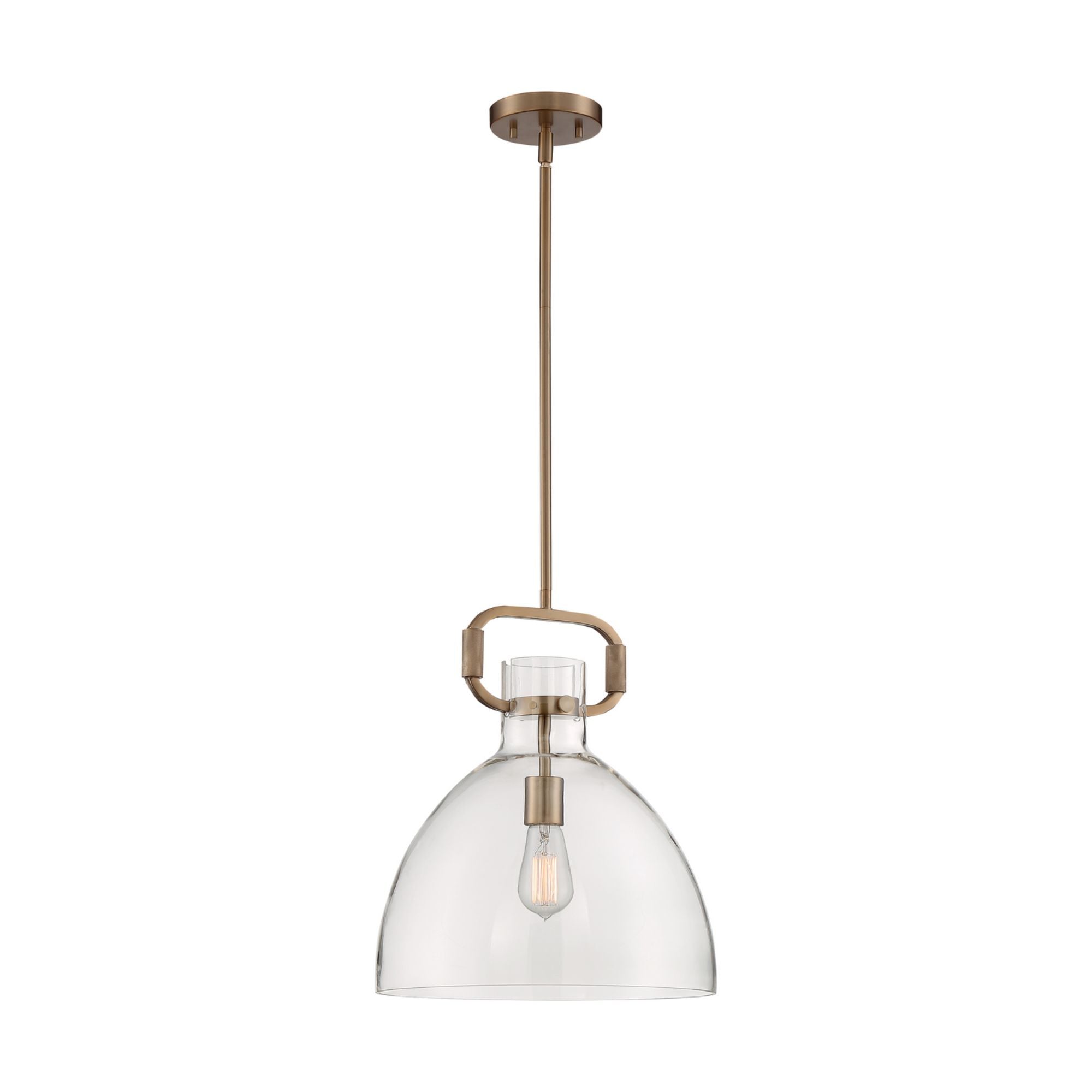 Teresa 17" Pendant, Burnished Brass Finish - Bees Lighting