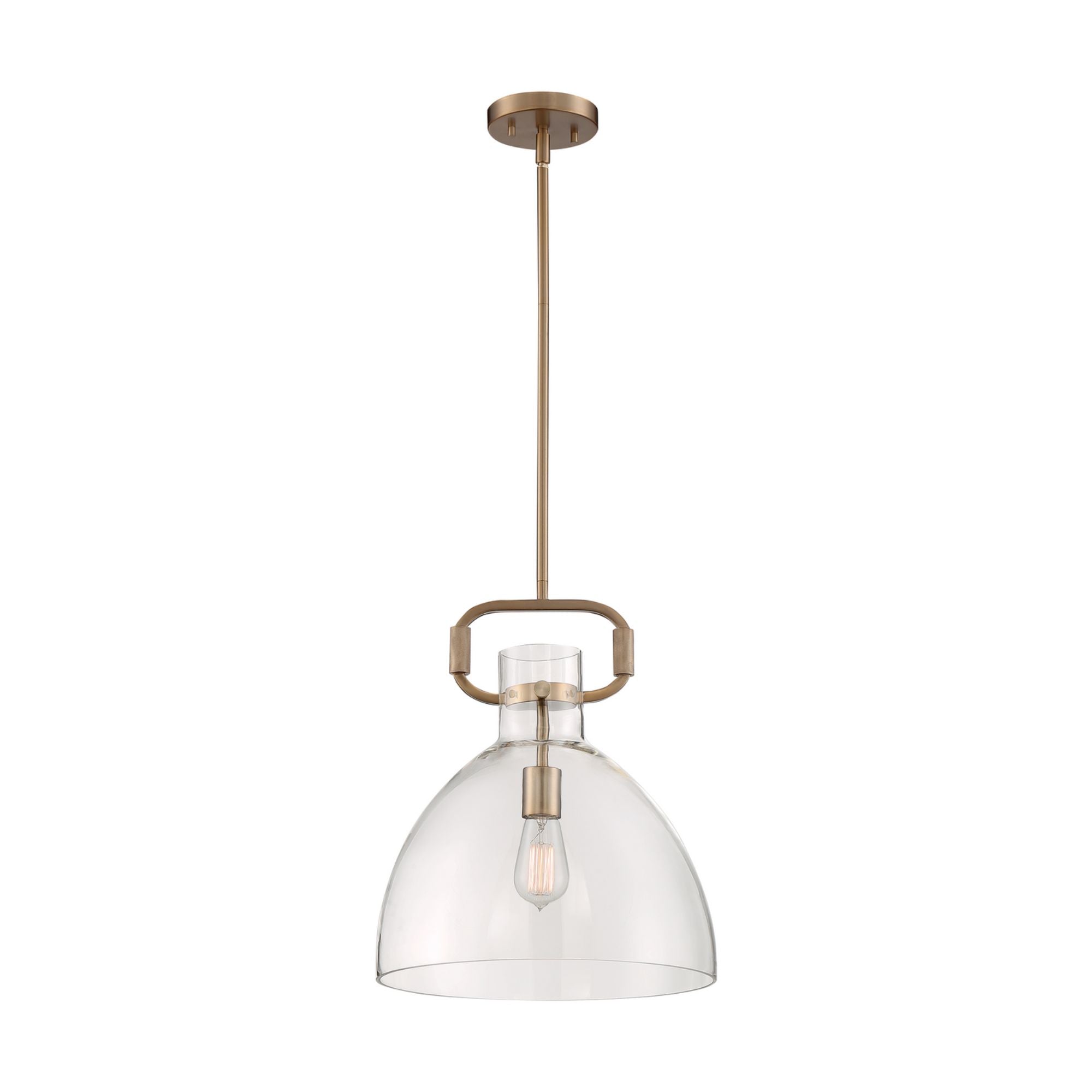 Teresa 17" Pendant, Burnished Brass Finish - Bees Lighting