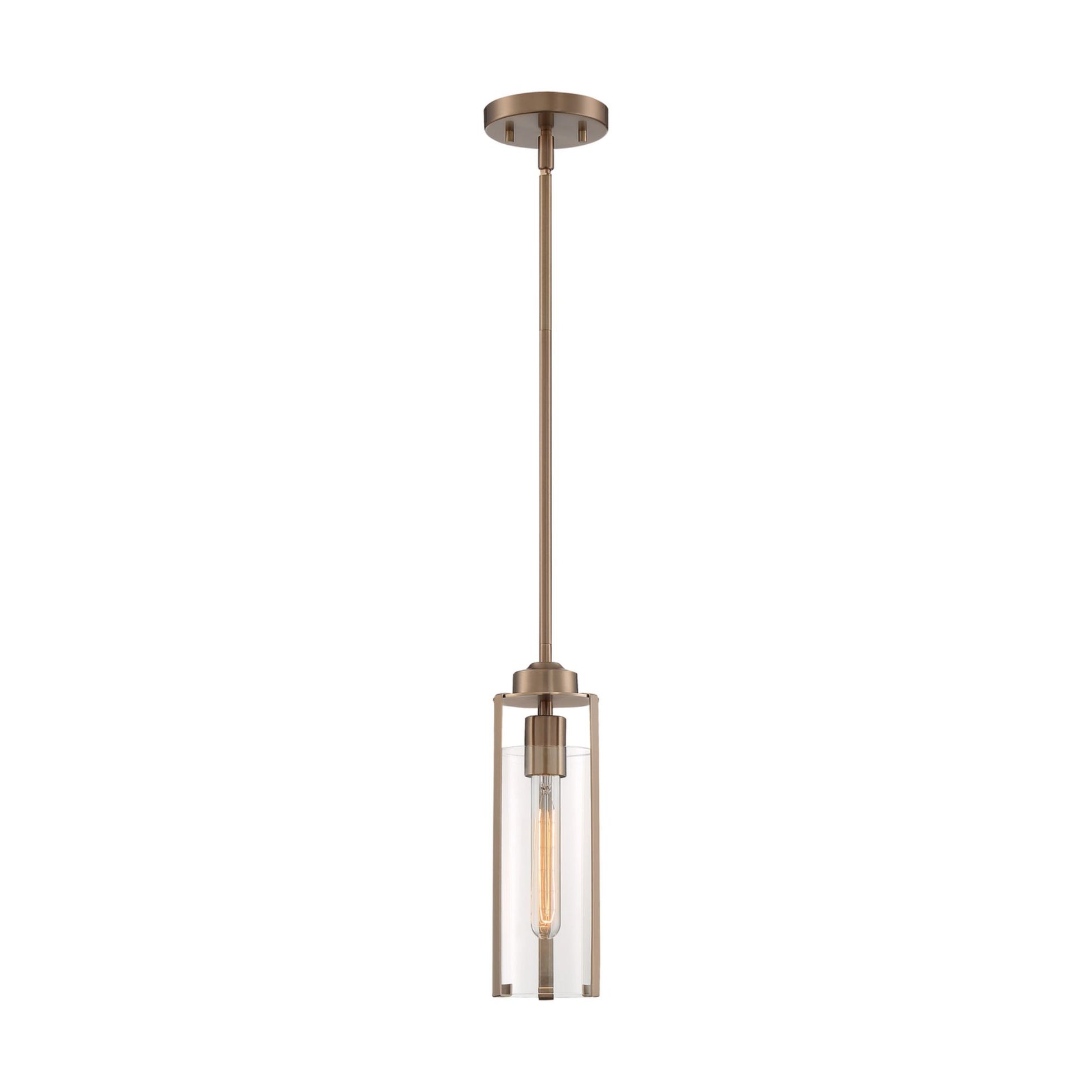 Marina 5" Mini Pendant, Brass Finish - Bees Lighting