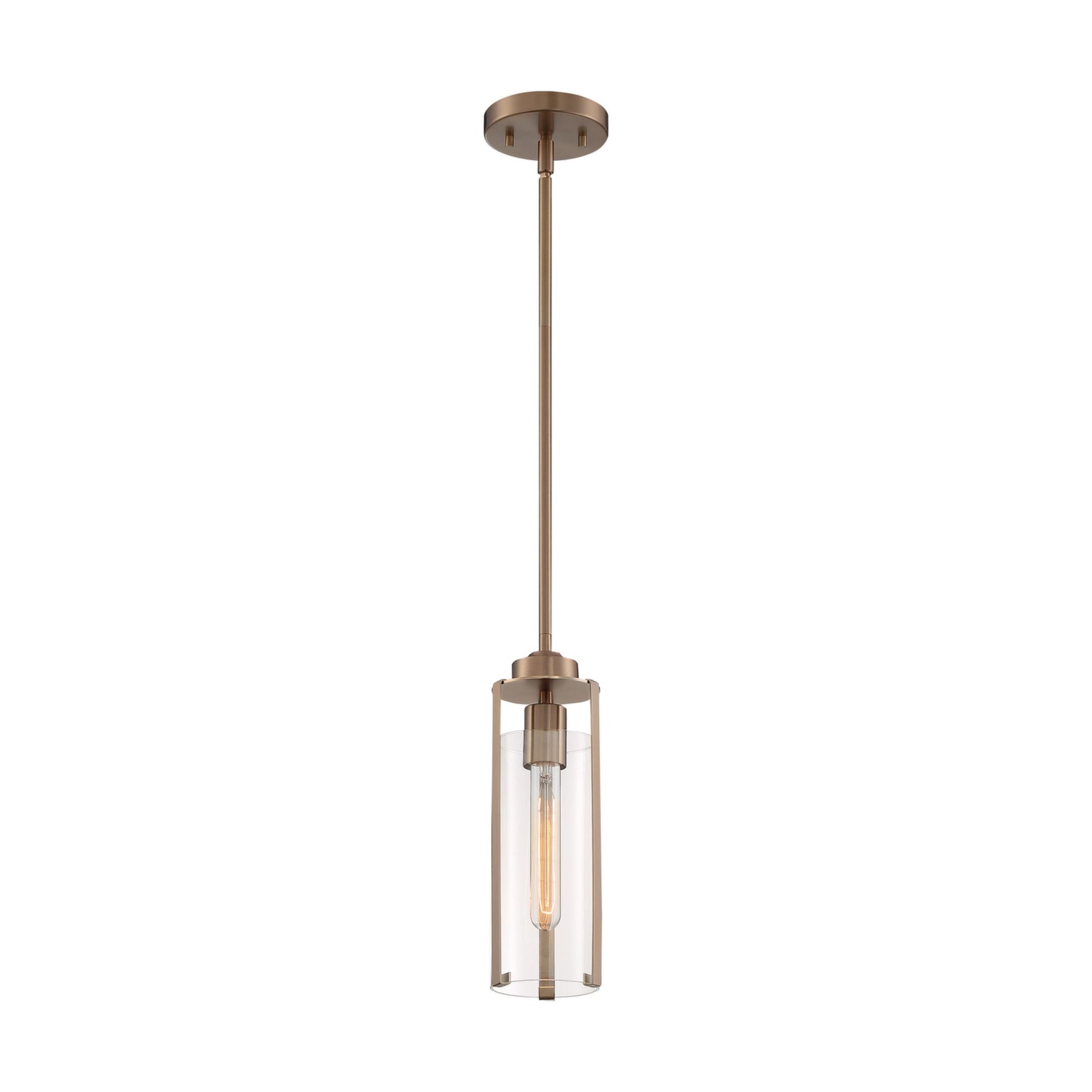 Marina 5" Mini Pendant, Brass Finish - Bees Lighting