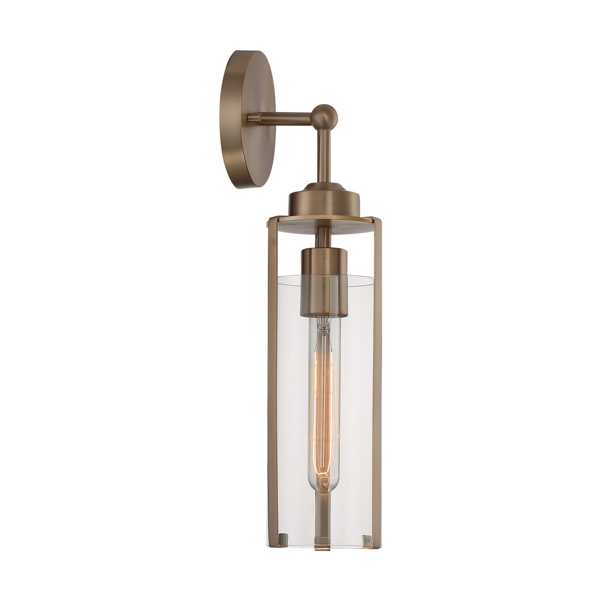 Marina 17" Armed Sconce, Brass Finish - Bees Lighting