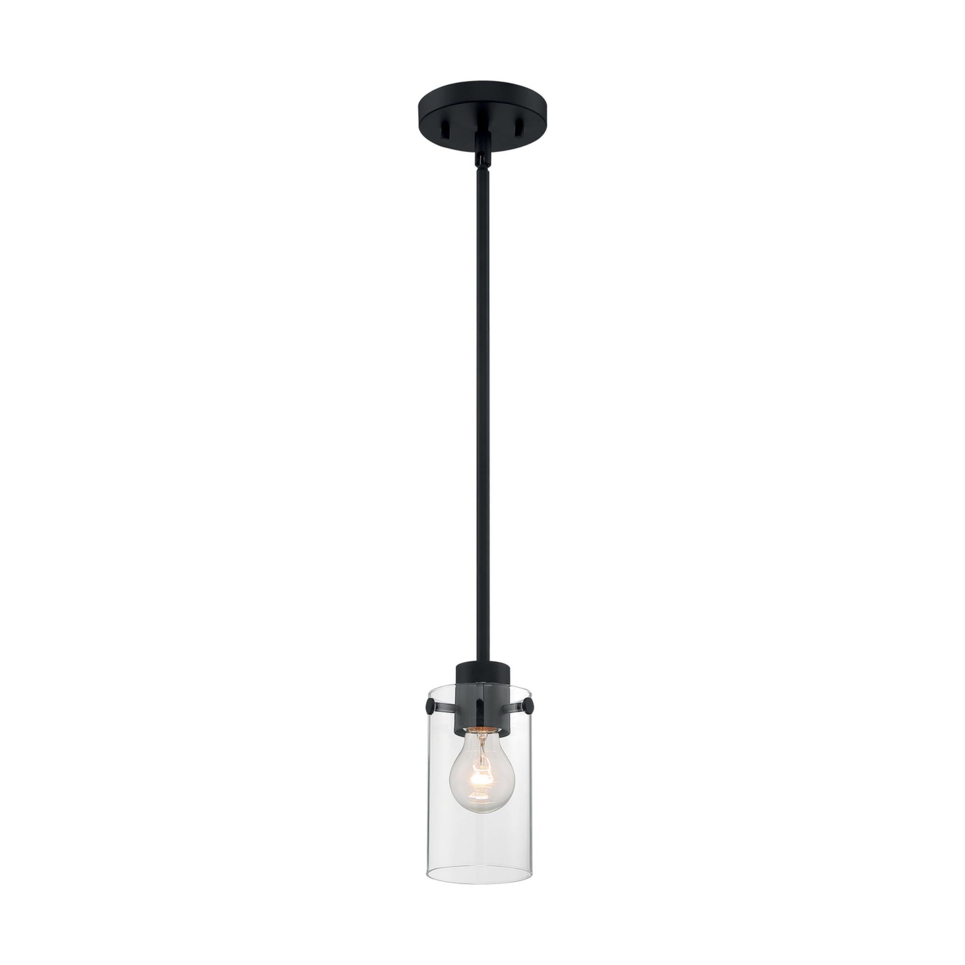 Sommerset 5" Mini Pendant, Black Finish - Bees Lighting