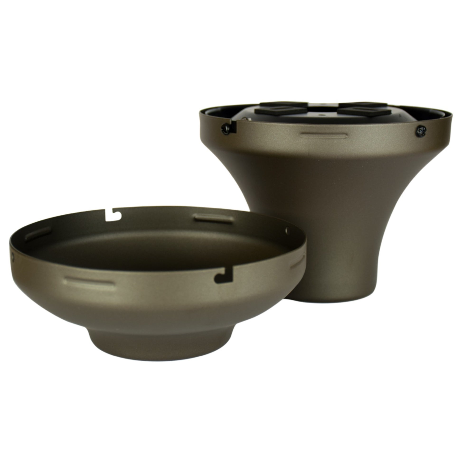 Fanimation Flush Mount Kit, Wet Rated, Matte Greige Finish - Bees Lighting